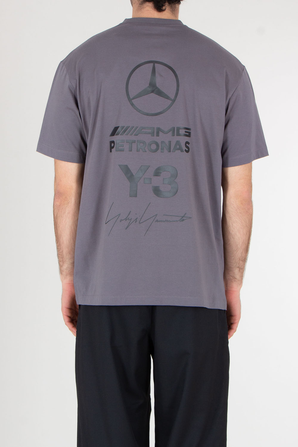 Y-3 x MERCEDES AMG PETRONAS Regular Fit Graphic Print Cotton T-Shirt