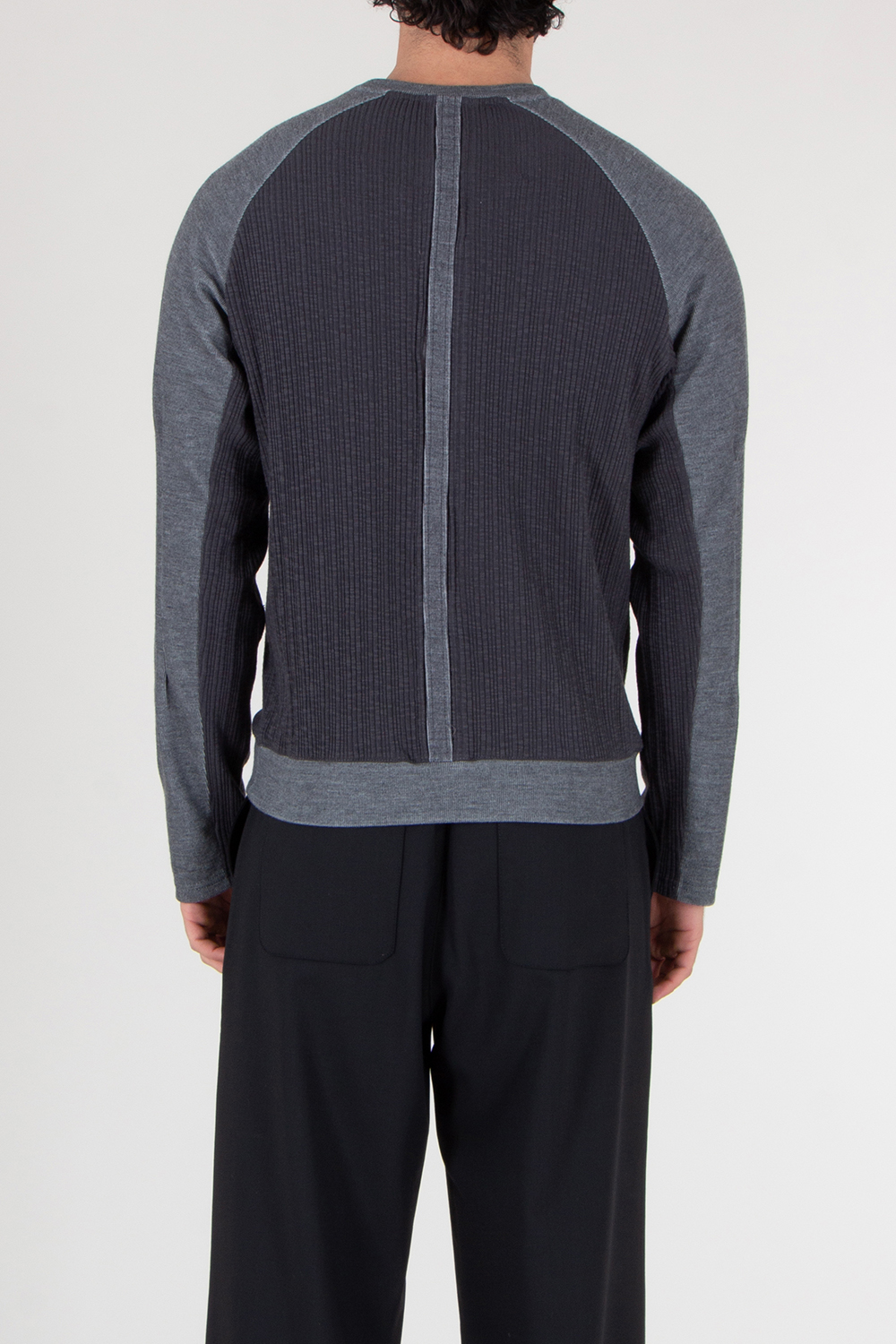 XLIM Regular Fit Paneled Sweater