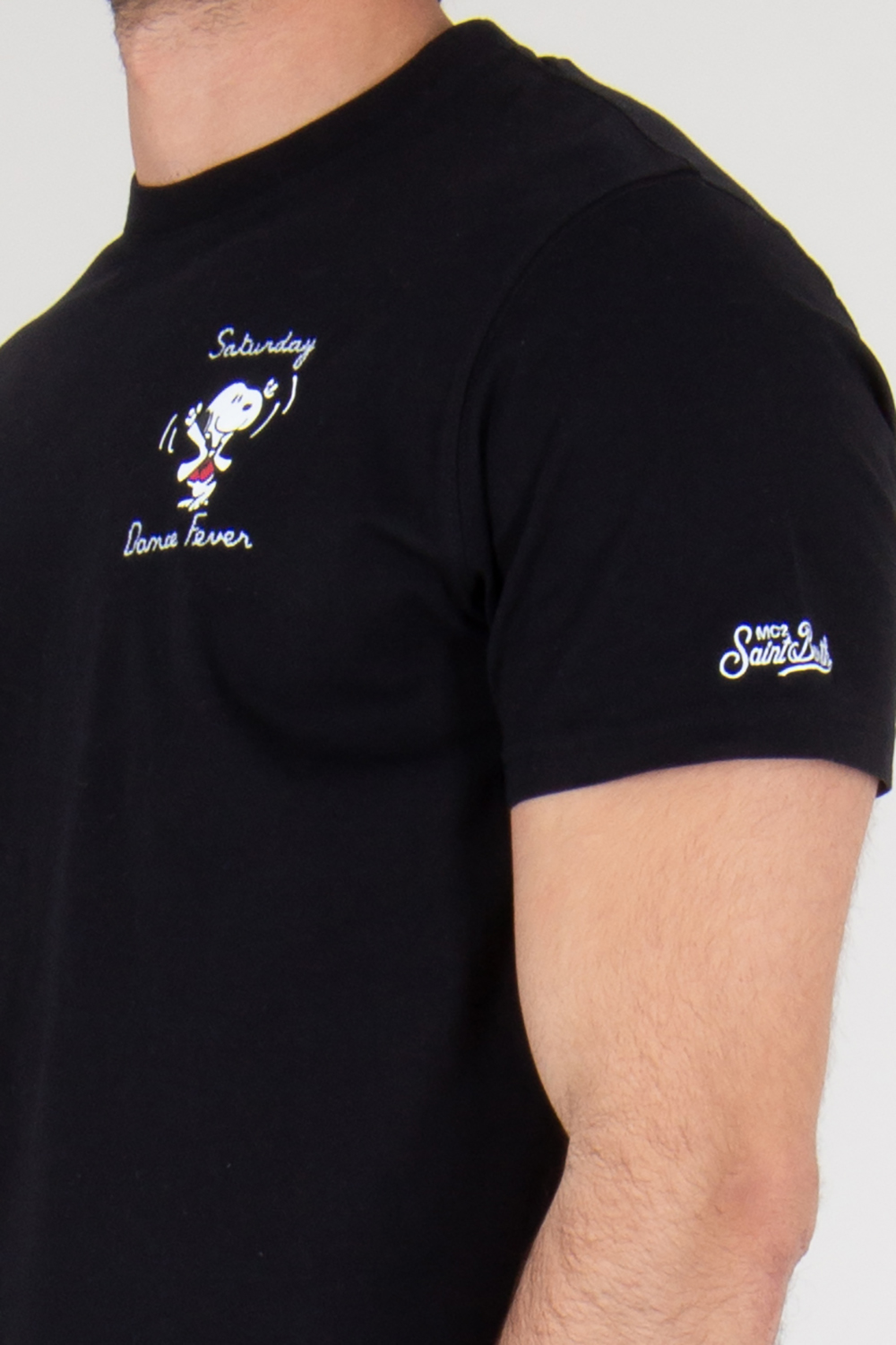 MC2 SAINT BARTH Regular Fit Snoopy Print Cotton T- Shirt 