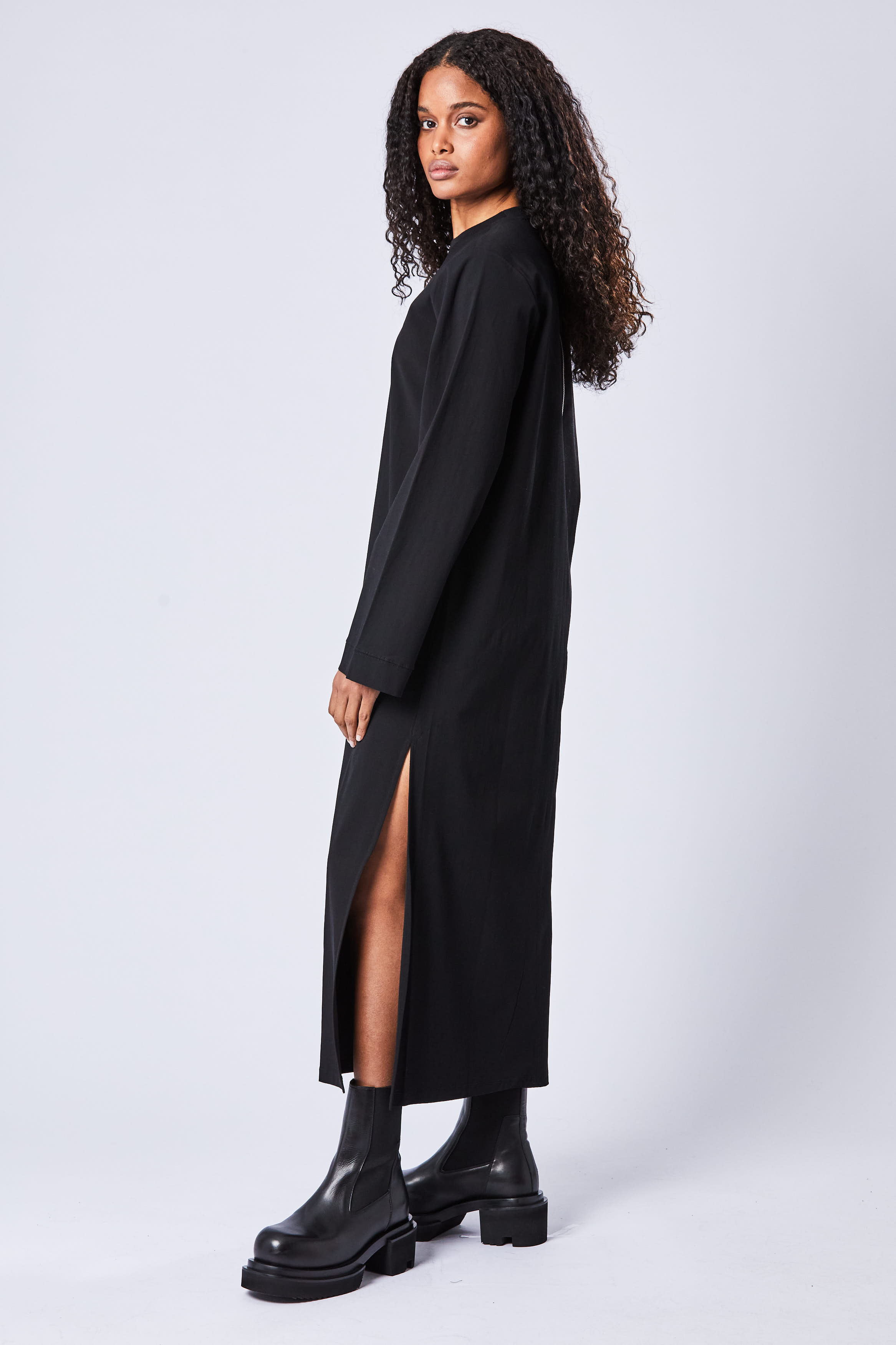THOM KROM Woven Cotton Blend Shirt Dress THOM KROM Woven Cotton Blend Shirt Dress