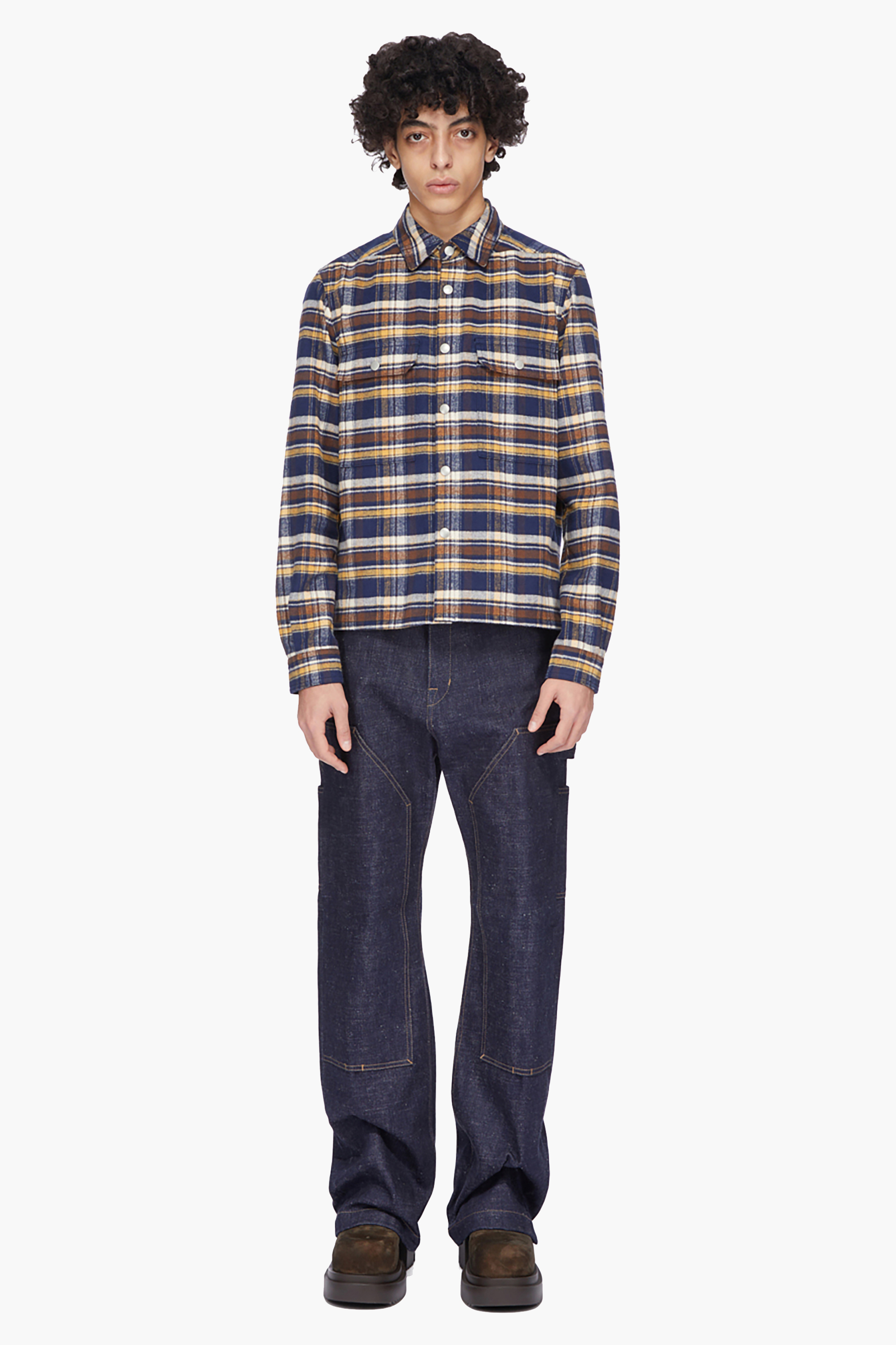 Hosen, Hemd, Jeanshose, Person, Stehend