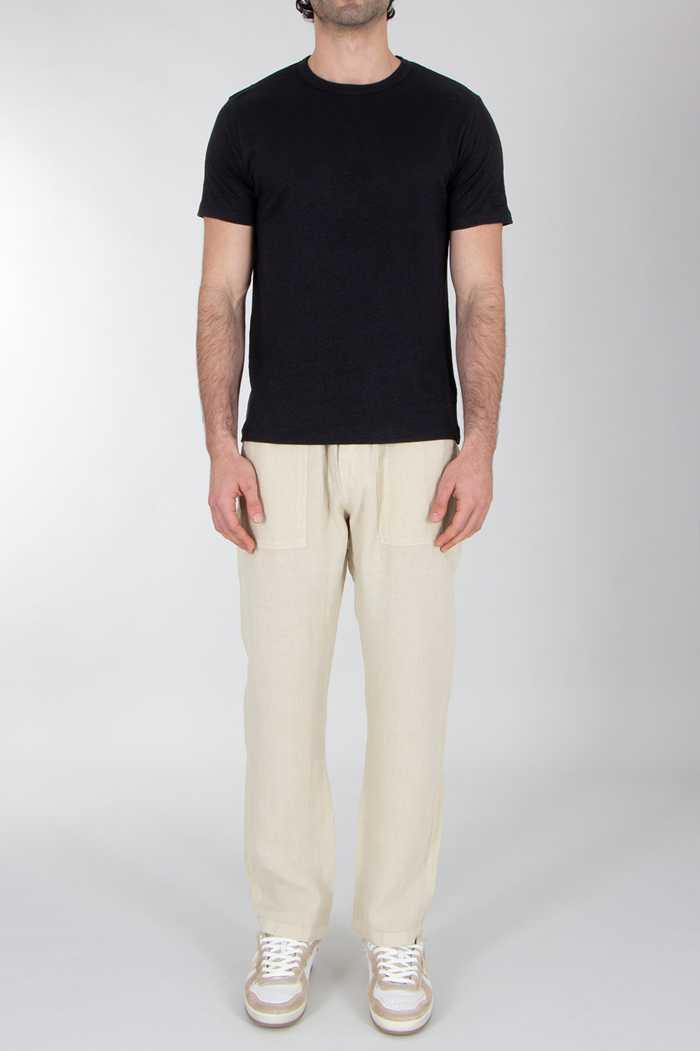 MC 2 SAINT BARTH Linen T-Shirt Ecstase