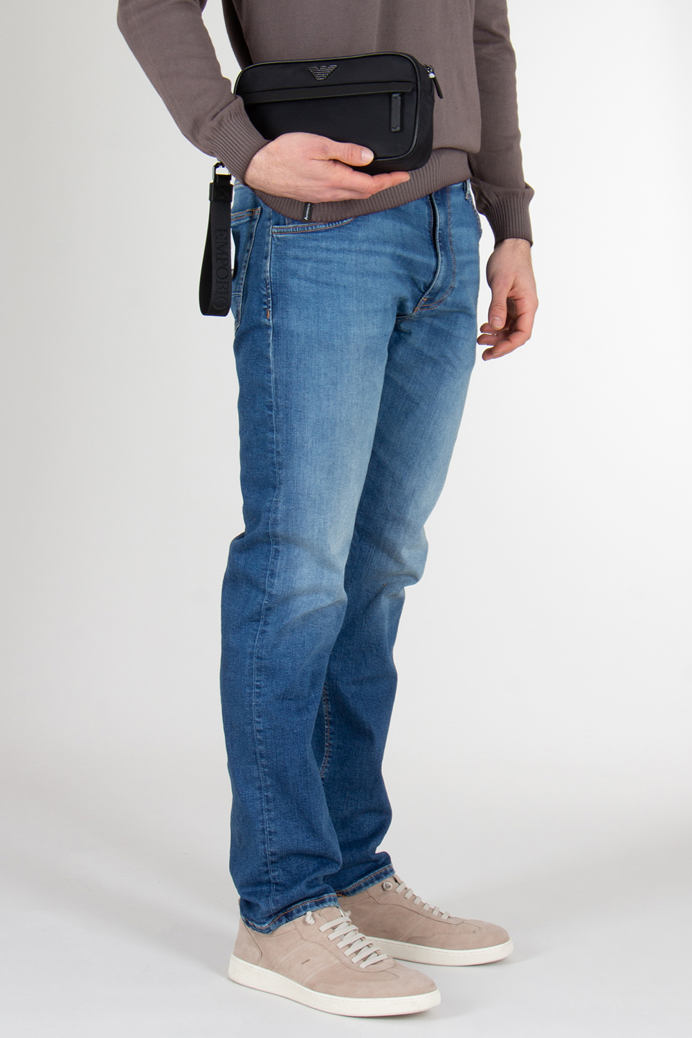 EMOPRIO ARMANI Recycled Nylon Toiletries Bag