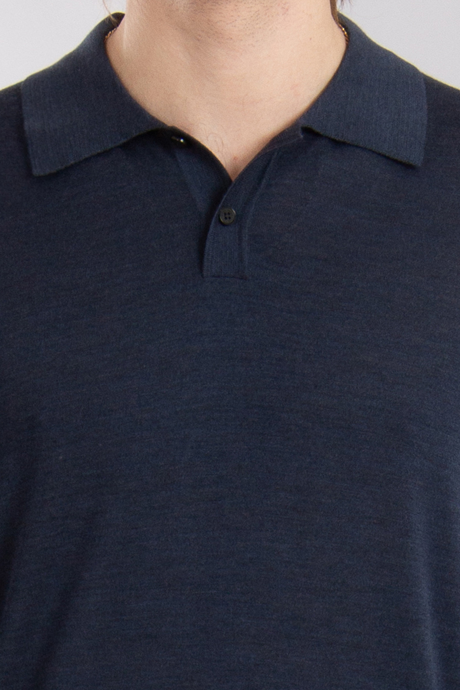 ROBERTO COLLINA Ultrafine Wool Knit Polo ROBERTO COLLINA Ultrafine Wool Knit Polo