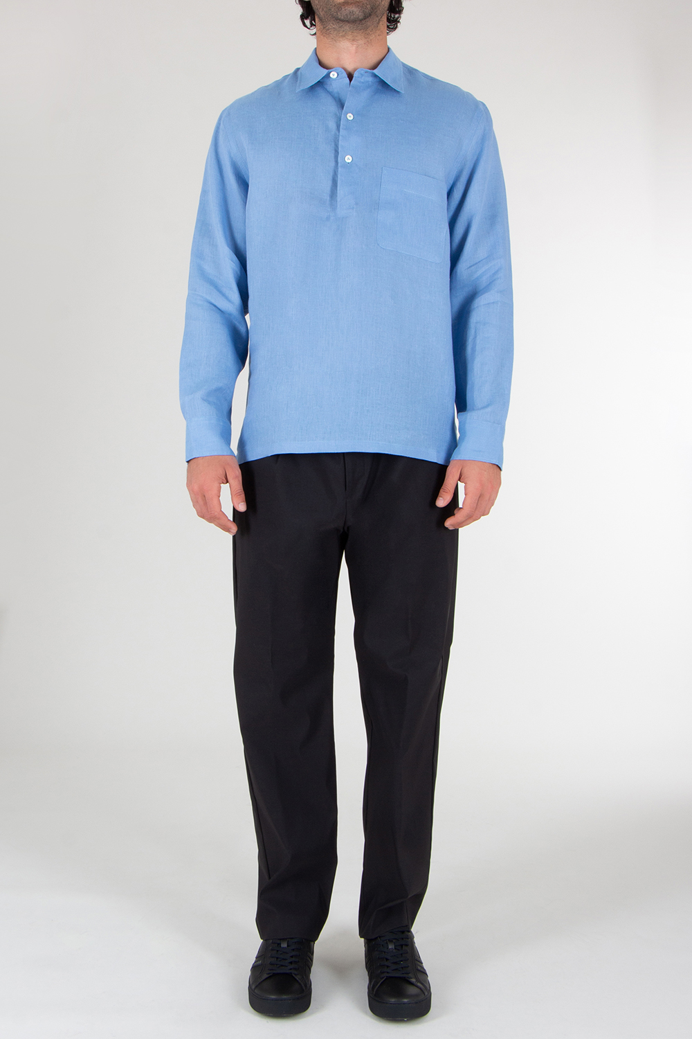 VAN LAACK Relaxed Fit Linen Tunic Shirt Romin