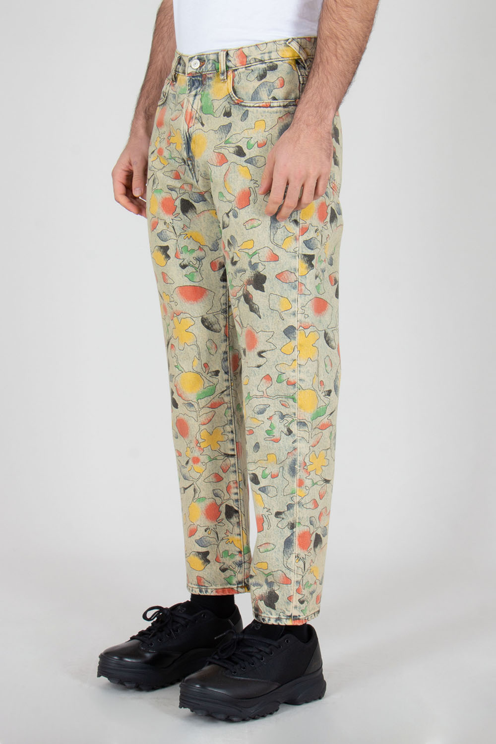 PAUL SMITH Relaxed Tapered Fit Good Fortune Floral Print Denim Jacket