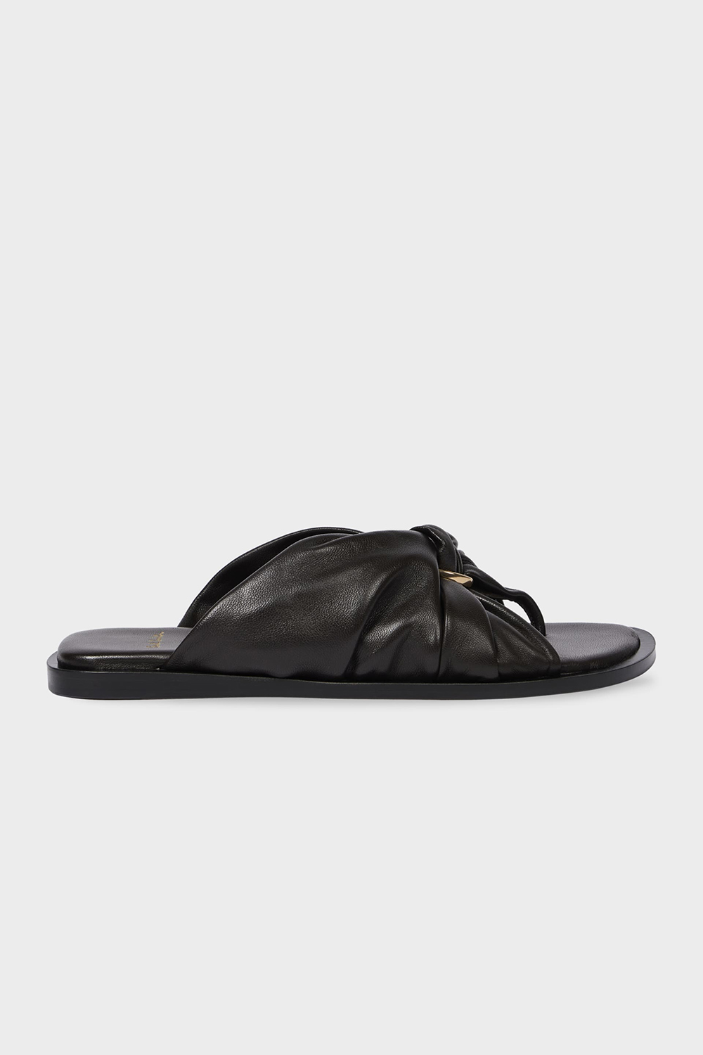 PAUL SMITH Dark Brown Leather Sandals Lorrha