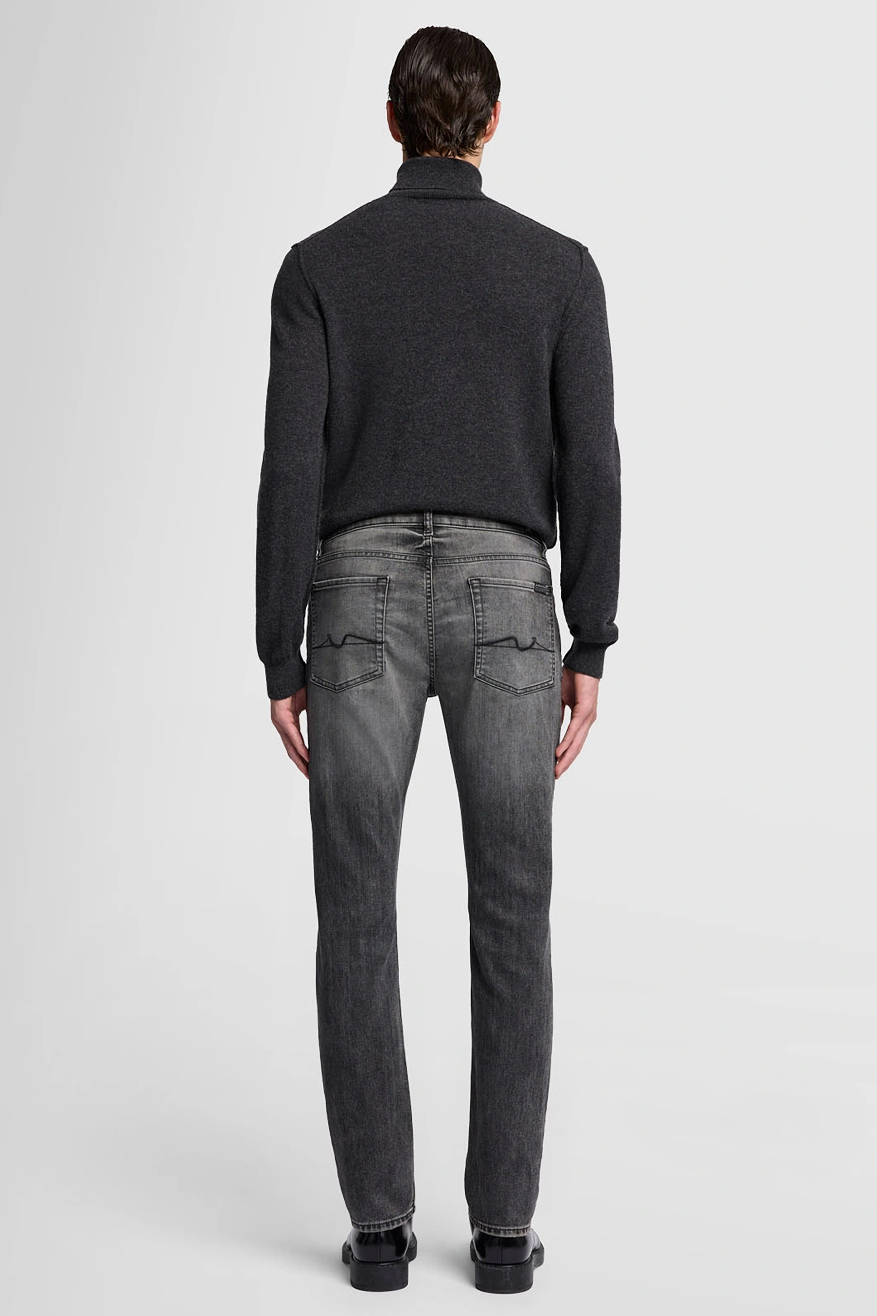 7 FOR ALL MANKIND Cotton Blend Stretch Denim Jeans Slimmy 7 FOR ALL MANKIND Cotton Blend Stretch Denim Jeans Slimmy