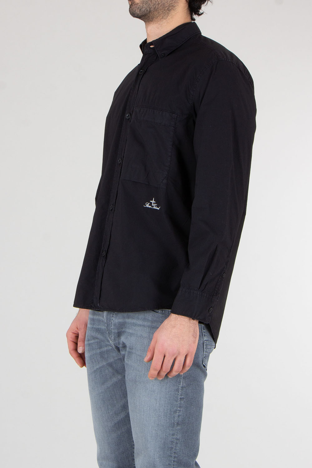 STONE ISLAND Comfort Fit Organic Cotton Oxford Button-Down Shirt