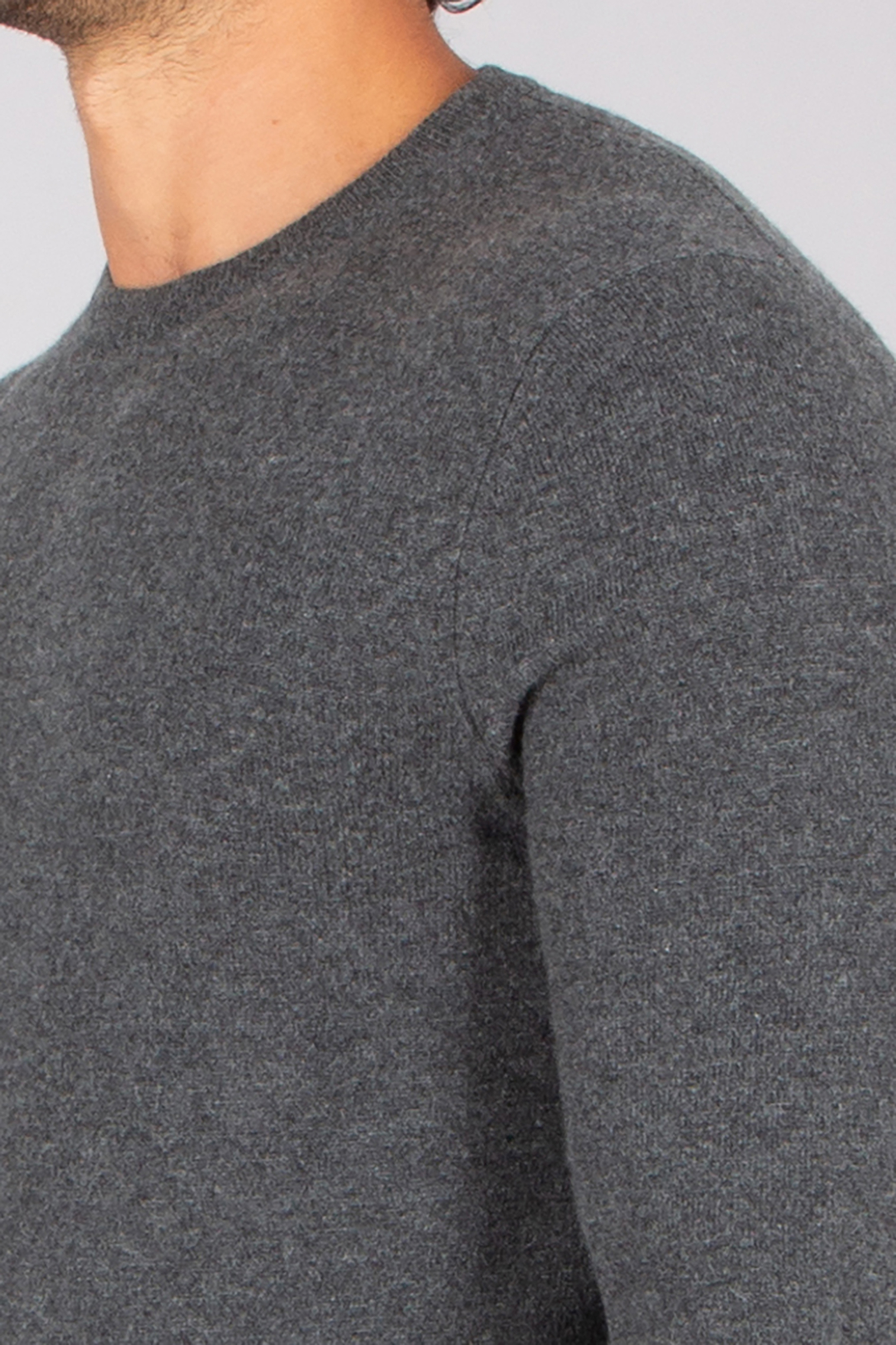MIENTUS BERLIN Regular Fit Cashmere Crew Neck Sweater Langarm, Erwachsener, Männlich, Mann, Person