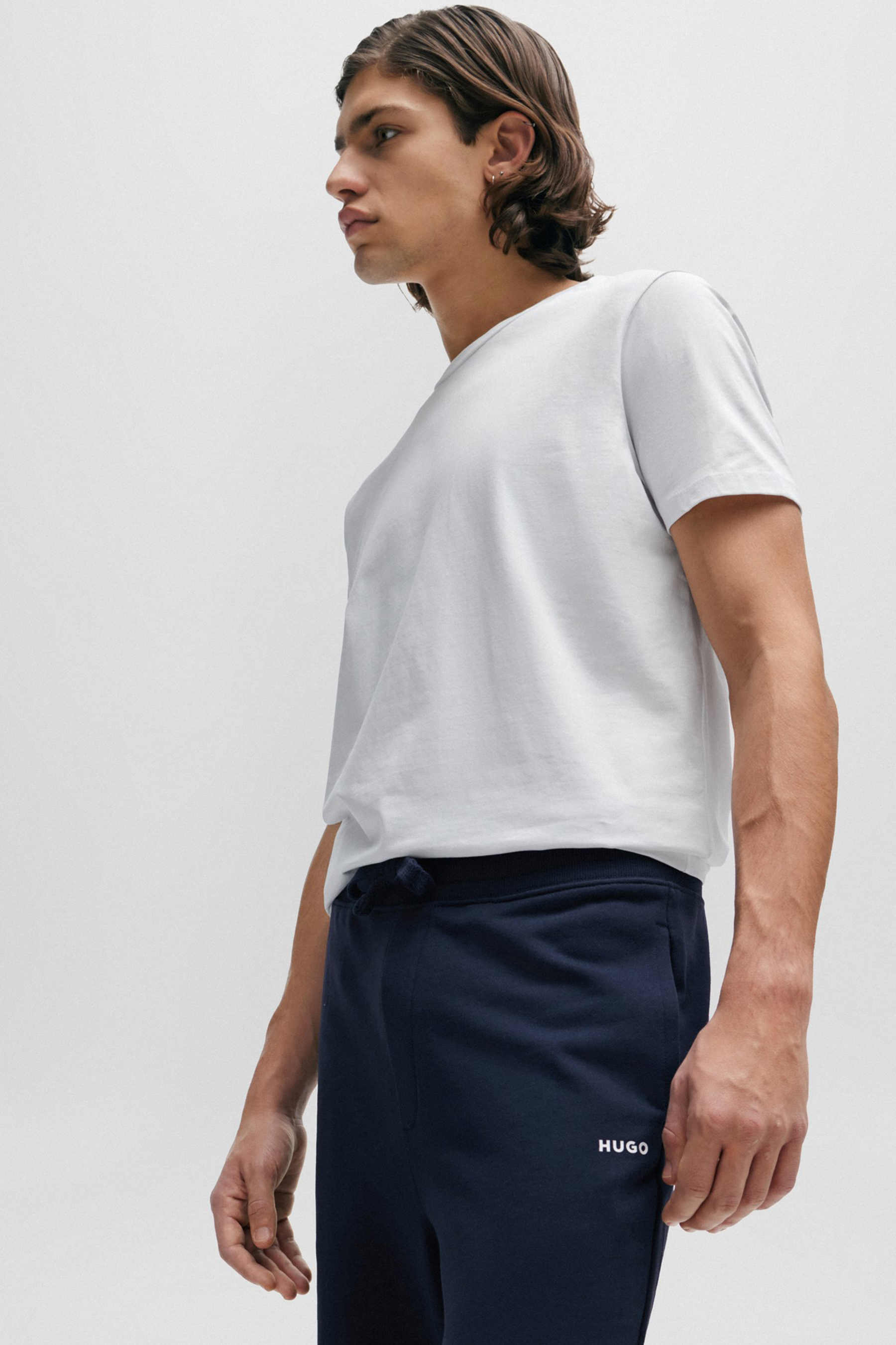 HUGO Relaxed Fit Printed Cotton French Terry Sweatpants Dayote HUGO Relaxed Fit Printed Cotton French Terry Sweatpants Dayote