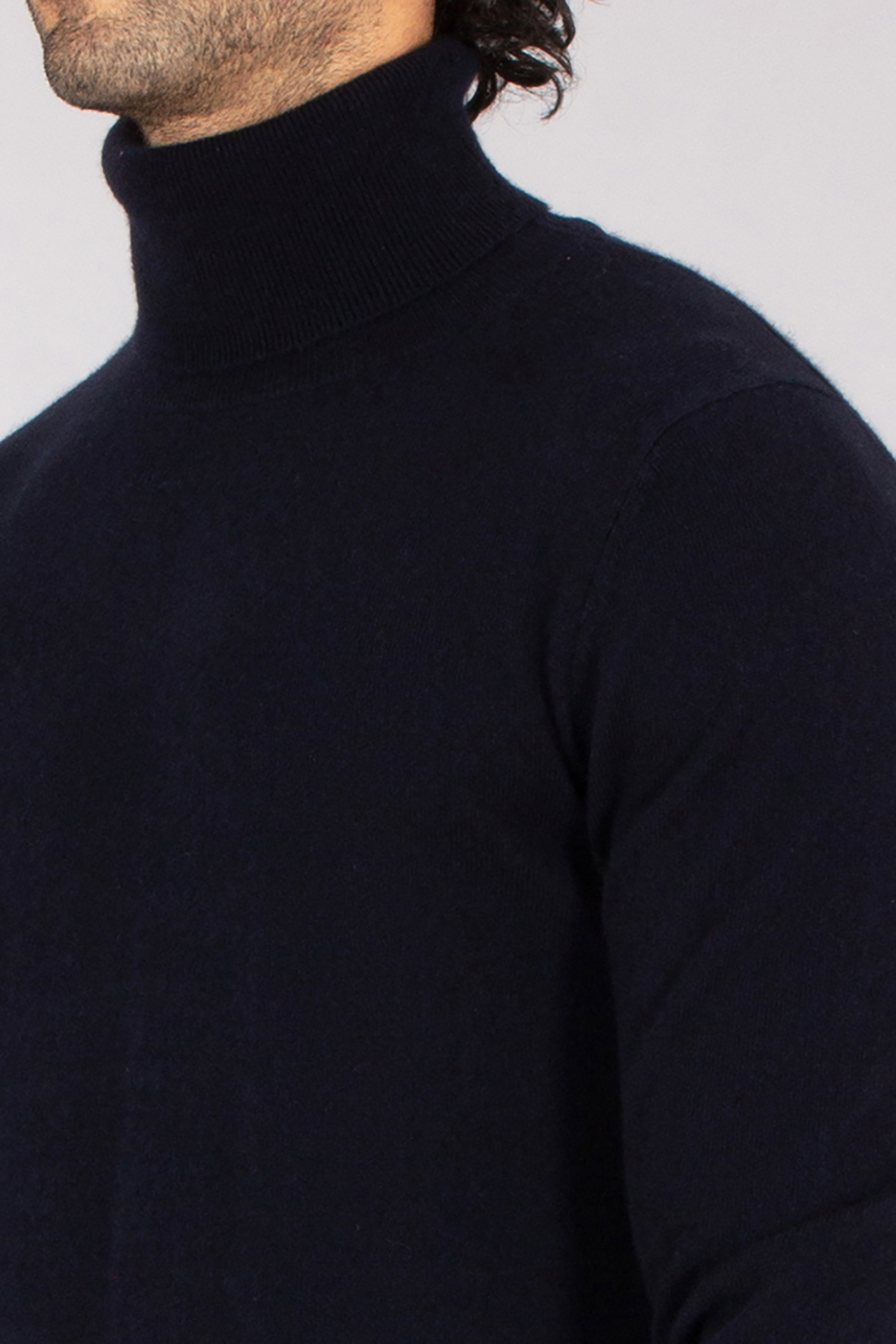 ALLUDE Regular Fit Cashmere Turtleneck Sweater Vlies, Erwachsener, Männlich, Mann, Person