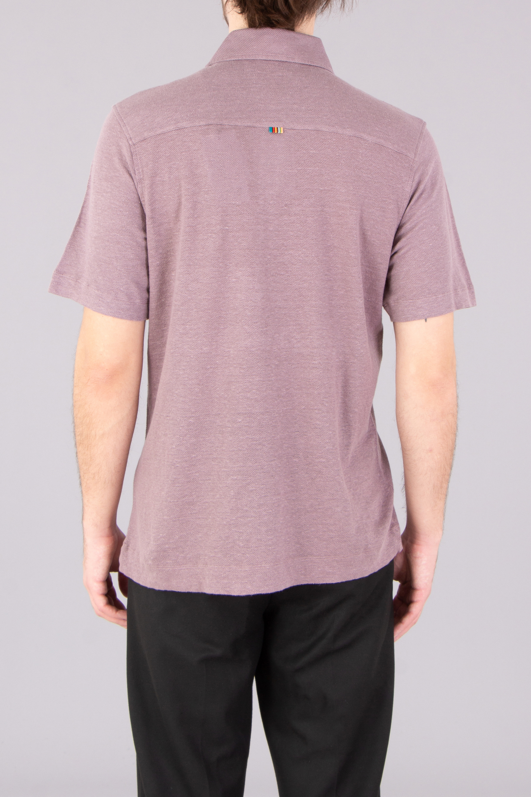 PAUL SMITH Regular Fit Linen Piqué Polo Shirt PAUL SMITH Regular Fit Linen Piqué Polo Shirt