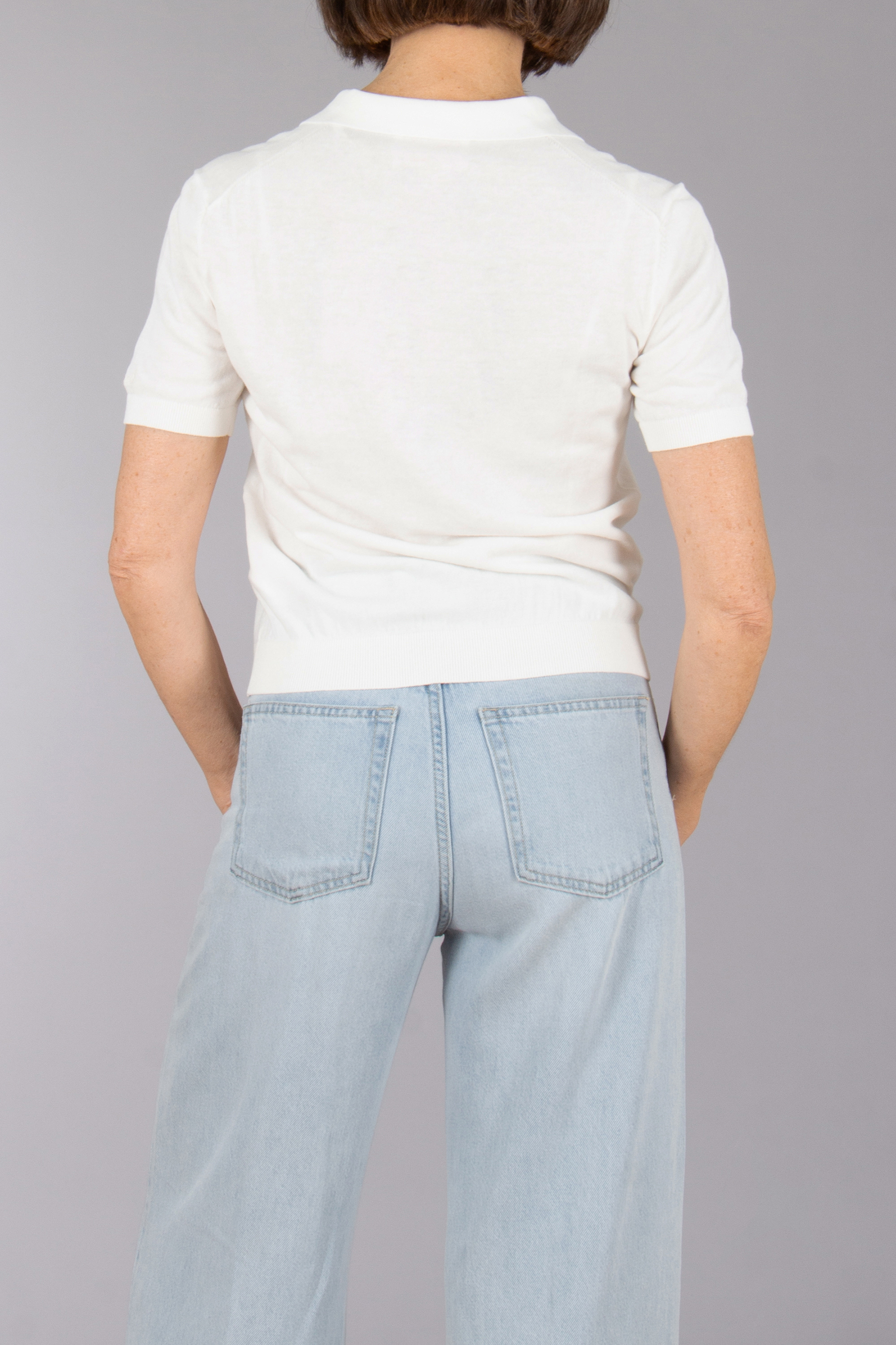 MC 2 SAINT BARTH Regular Fit Cotton Knit Polo Evonne Hosen, Jeans, Leinen, T-shirt, Person