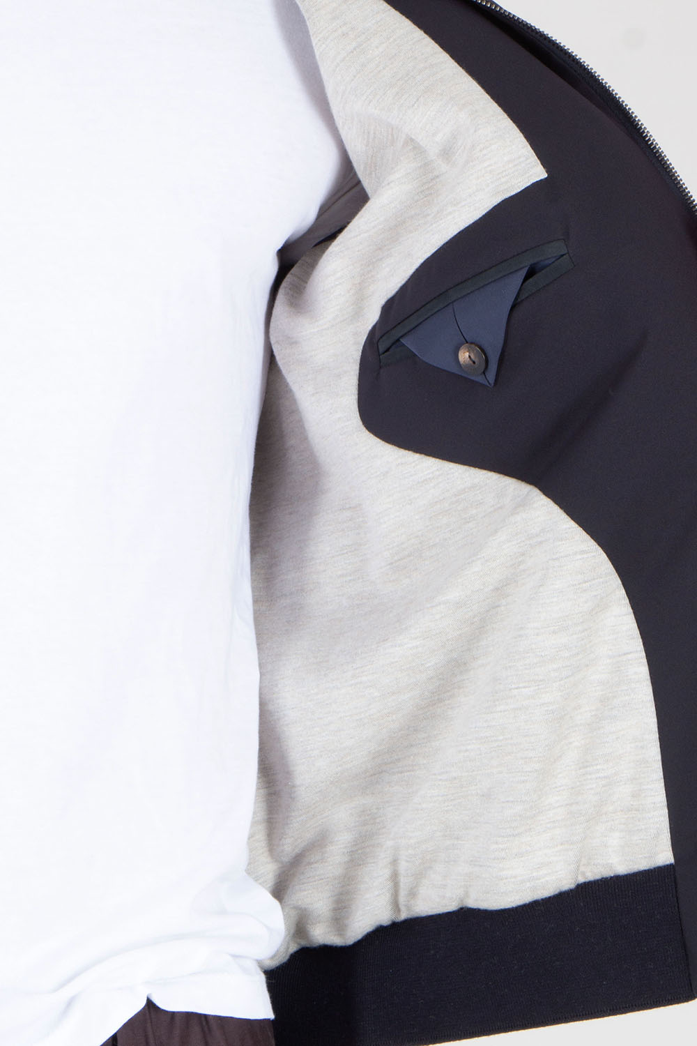 AGNONA Regular Fit Nylon Tech Twill Jacket