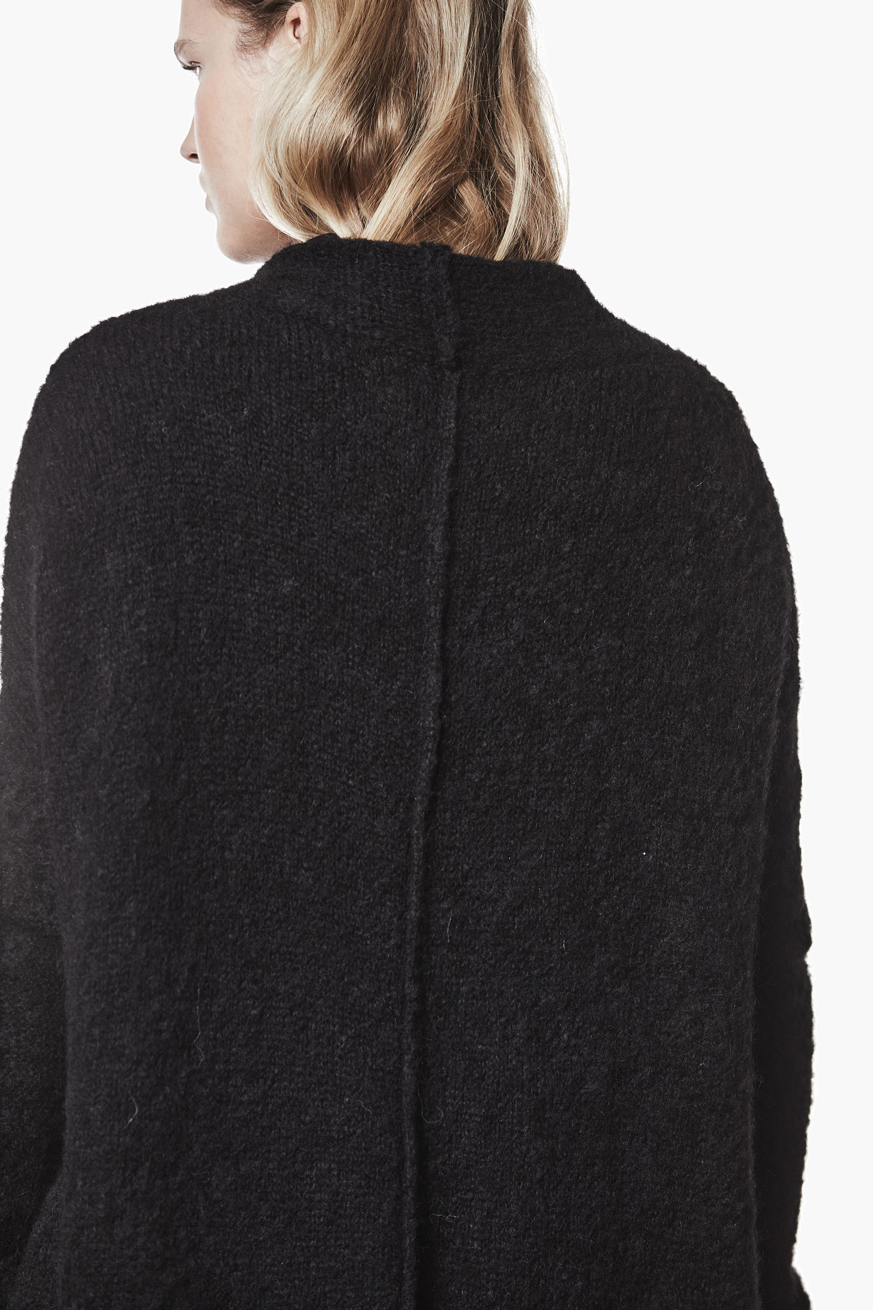 THOM KROM Oversized Long Alpaca Blend Cardigan Vlies, Mantel, Strickwaren, Pullover, Gesicht