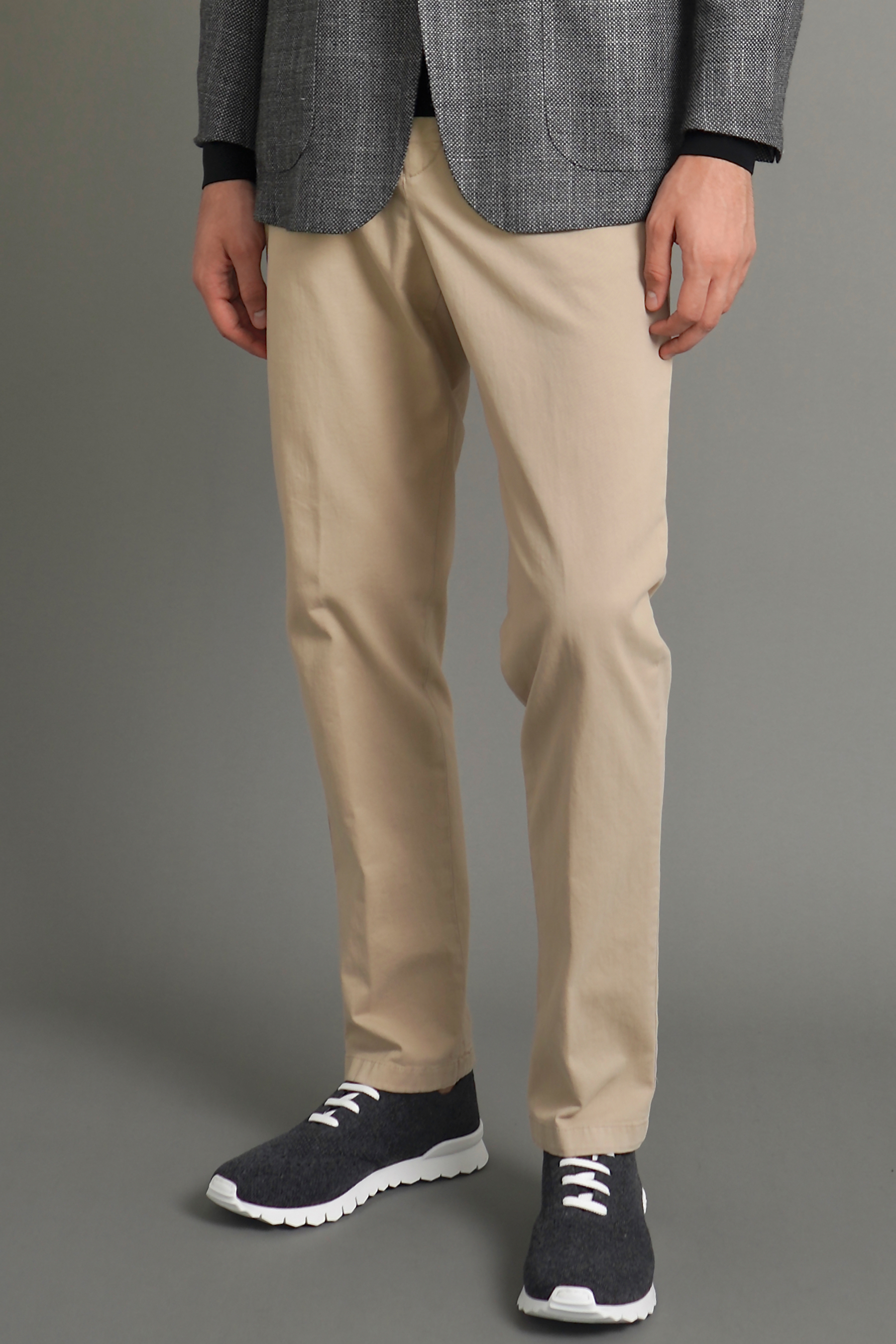 KITON Cotton-Cashmere Stretch Pants