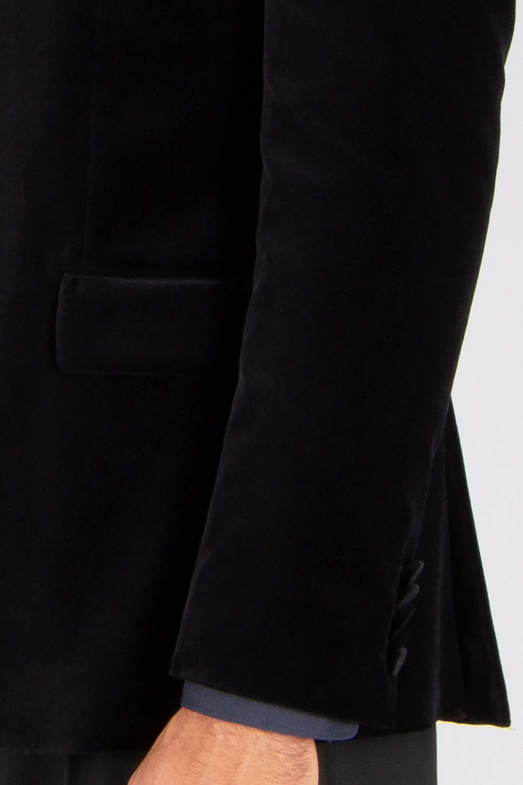 Langarm, Mantel, Blazer, Samt, Person