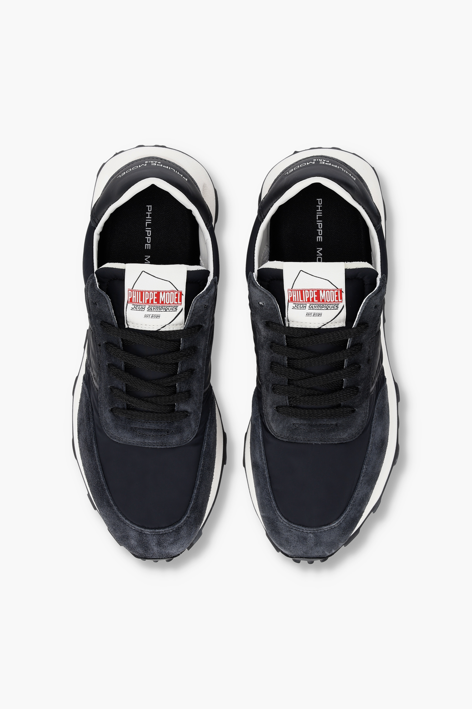 PHILIPPE MODEL Technical Fabric & Suede Sneakers Tour Low Bekleidung, Schuhwerk, Schuh, Sneaker