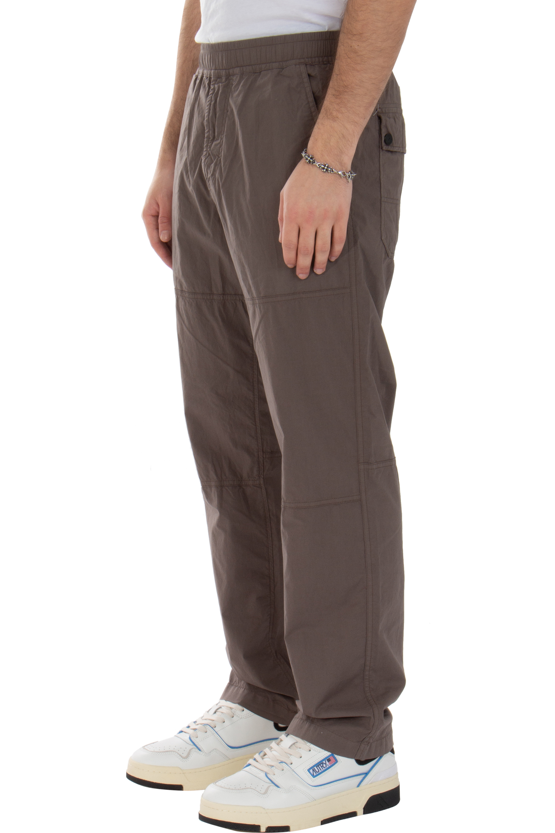 STONE ISLAND Regular Cotton Stretch Pants