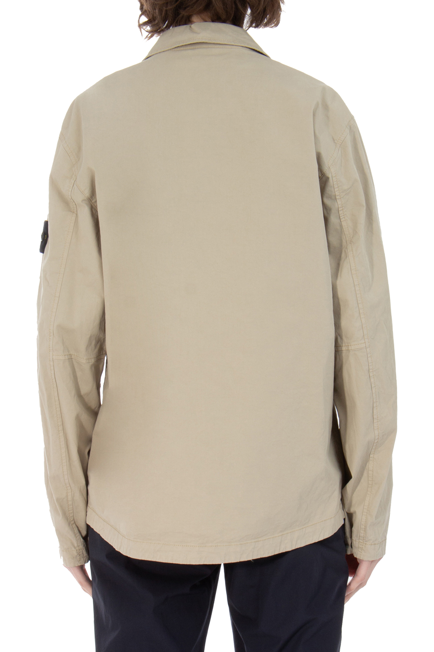 STONE ISLAND Supima Cotton Twill Stretch-TC Overshirt STONE ISLAND Supima Cotton Twill Stretch-TC Overshirt