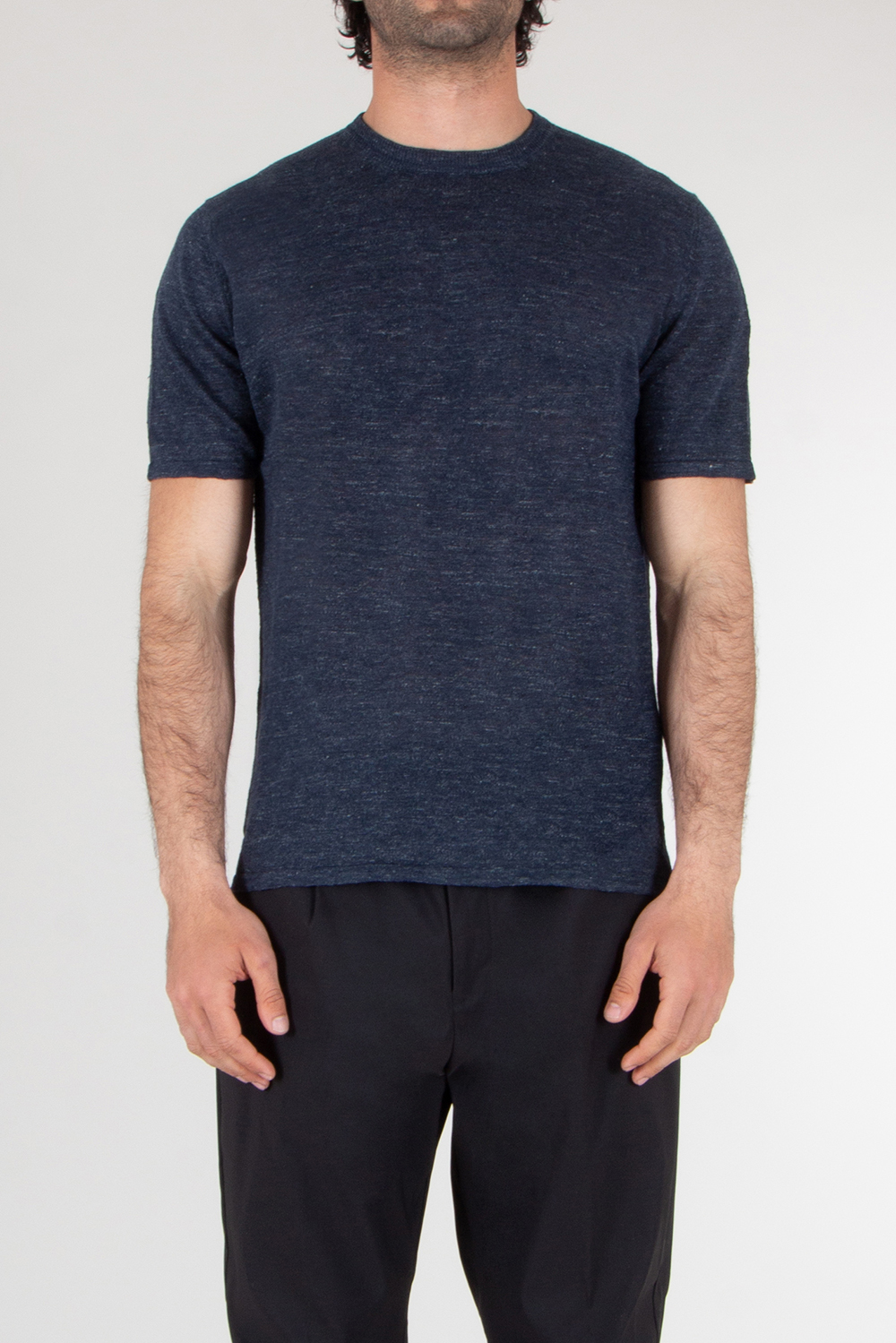 ROBERTO COLLINA Slim fit knitted Cotton T-Shirt 