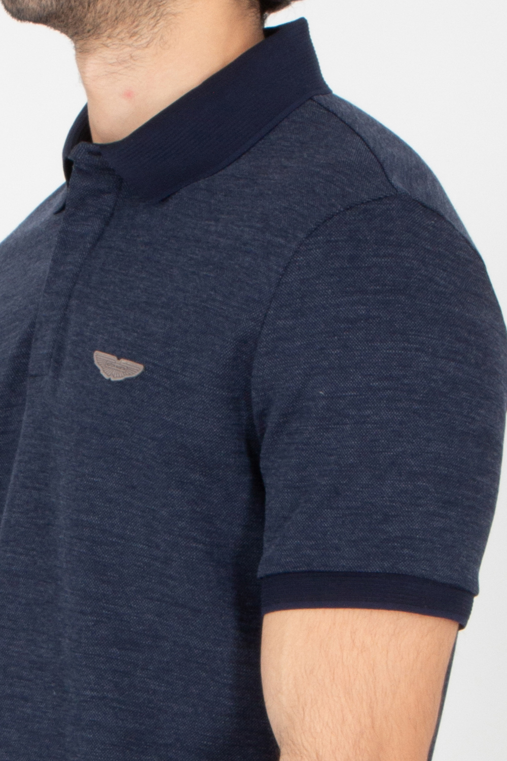 BOSS x ASTON MARTIN Regular Fit Cotton-Wool Piqué Polo Shirt C-Prout