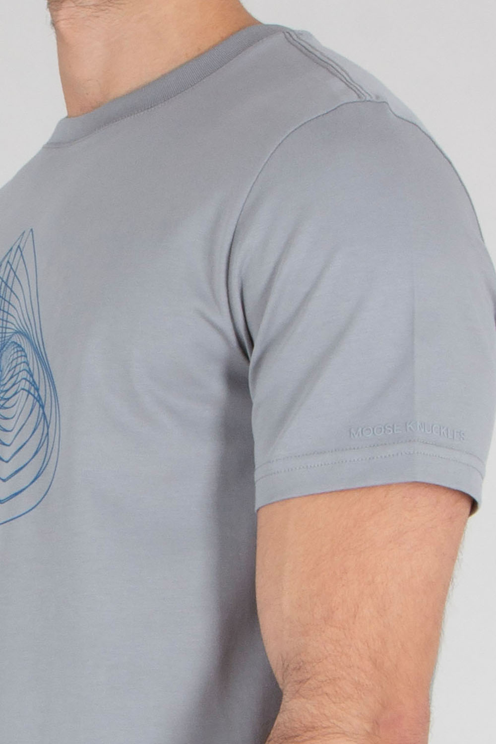 MOOSE KNUCKLES Regular Fit Logo Graphic Print Pima Cotton Jersey T-Shirt Eclipso