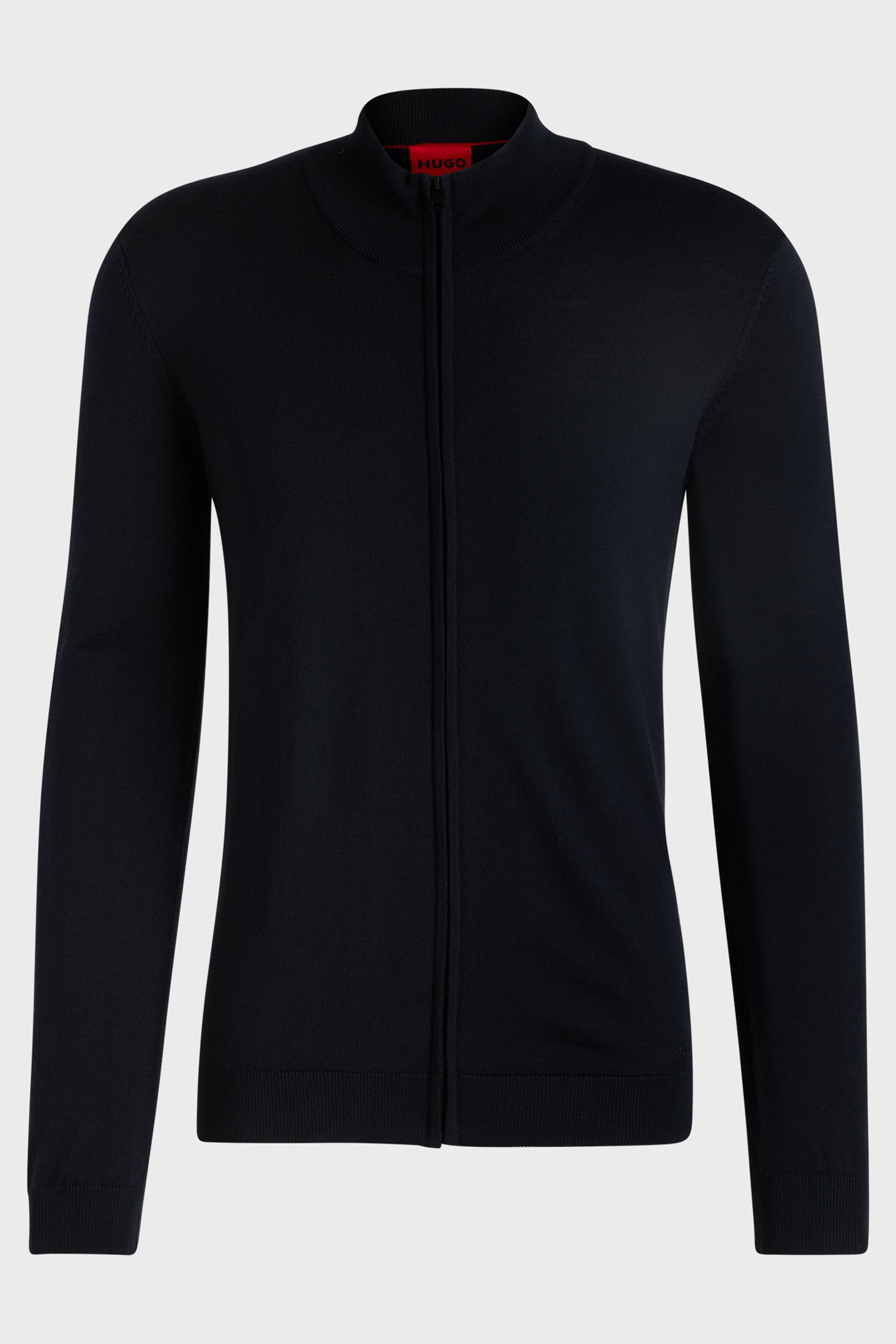 HUGO Virgin Wool Zip Cardigan San Jorge HUGO Virgin Wool Zip Cardigan San Jorge