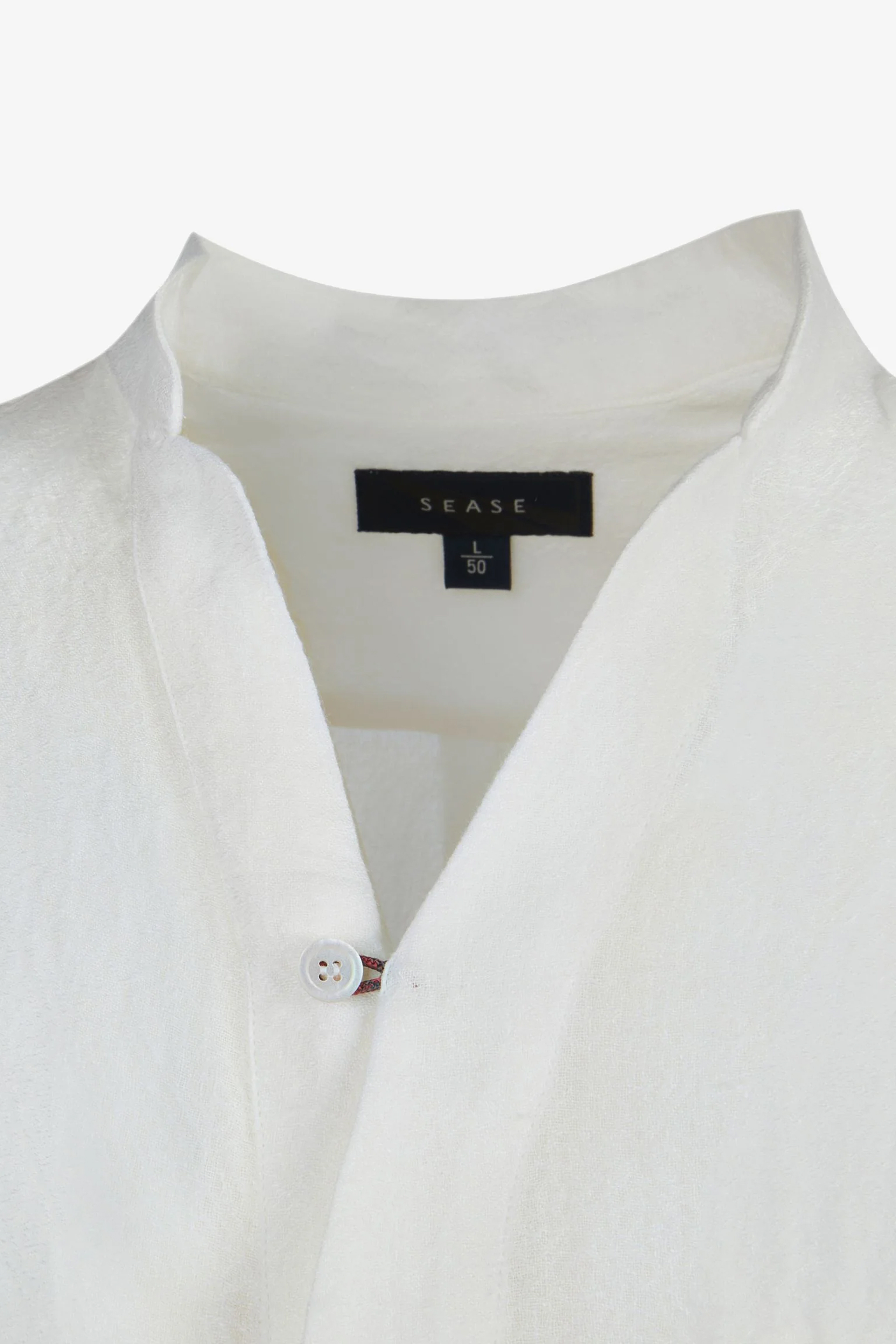 SEASE Linen Fish Tail Shirt
