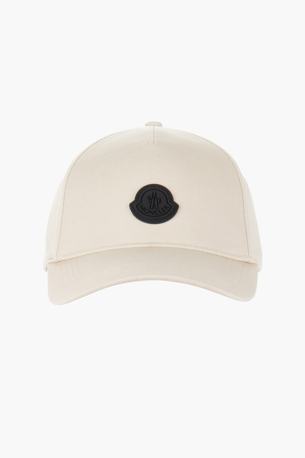 MONCLER Logo Patch Cotton Gabardine Baseball Cap