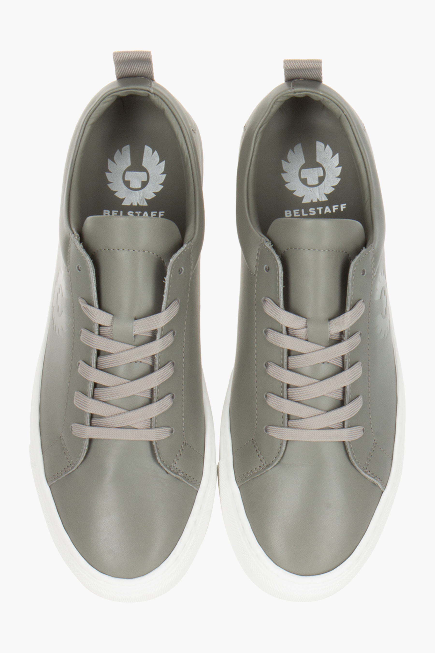 BELSTAFF Leather Sneakers Walton Bekleidung, Schuhwerk, Schuh, Sneaker