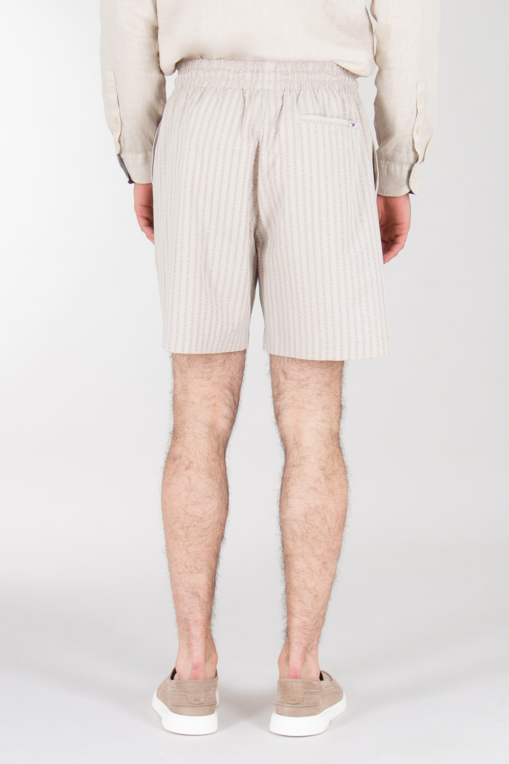 EMPORIO ARMANI Textured Bermuda Shorts