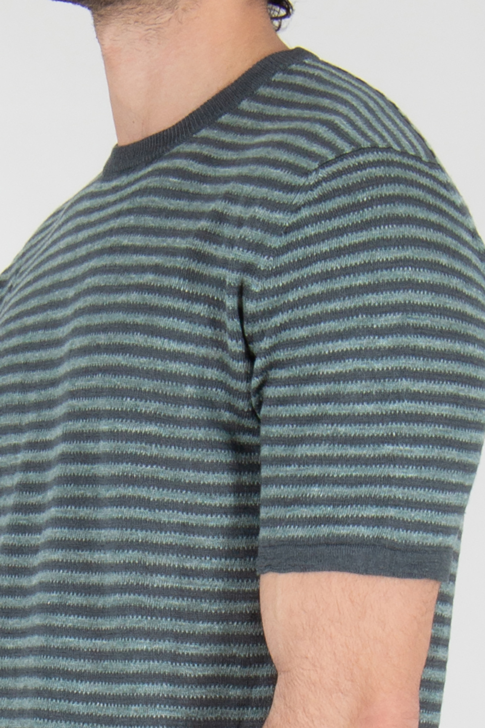 ROBERTO COLLINA Knitted Linen-Cotton T-Shirt