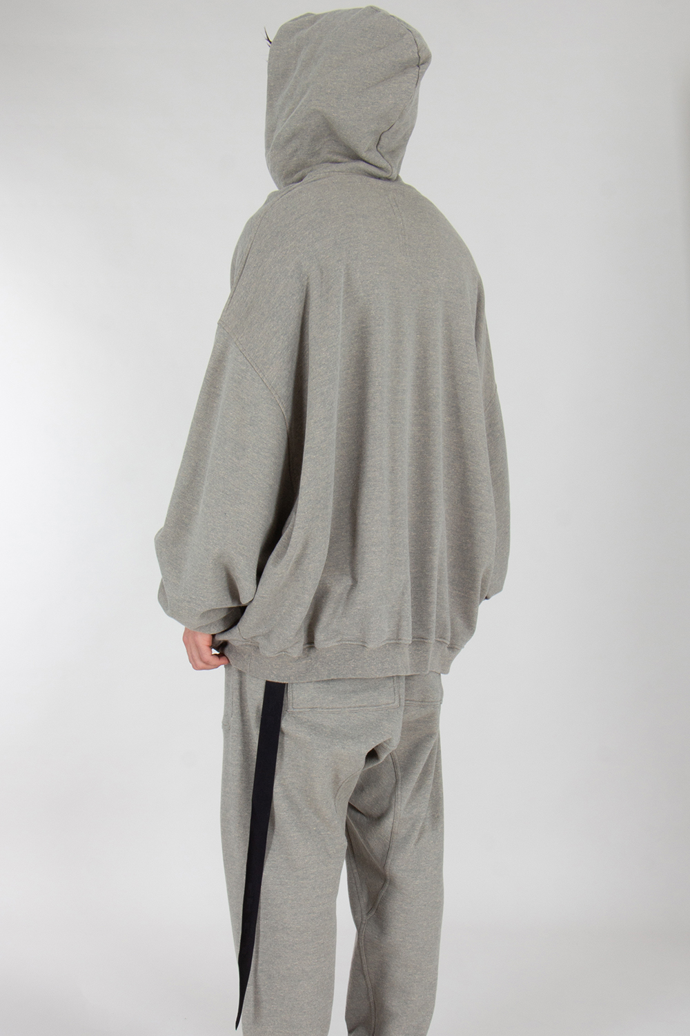 RICK OWENS DRKSHDW Oversized Organic Cotton Mix Hoodie