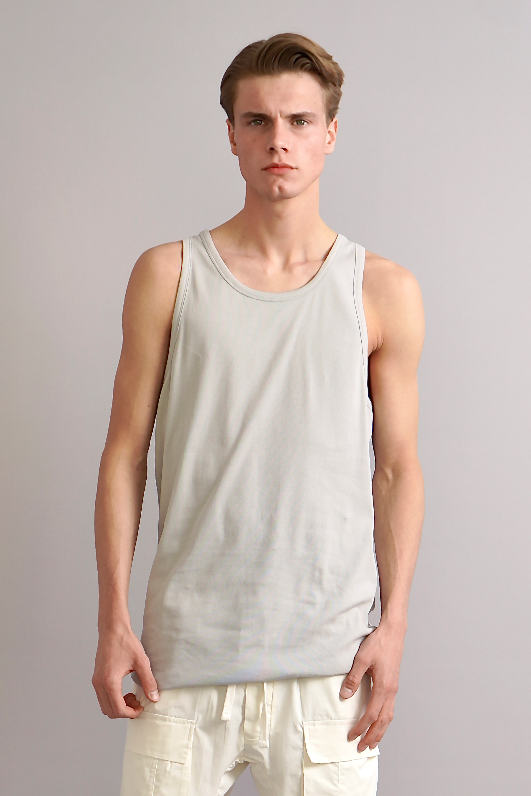 THOM KROM Fine Rib Cotton Stretch Tank Top THOM KROM Fine Rib Cotton Stretch Tank Top