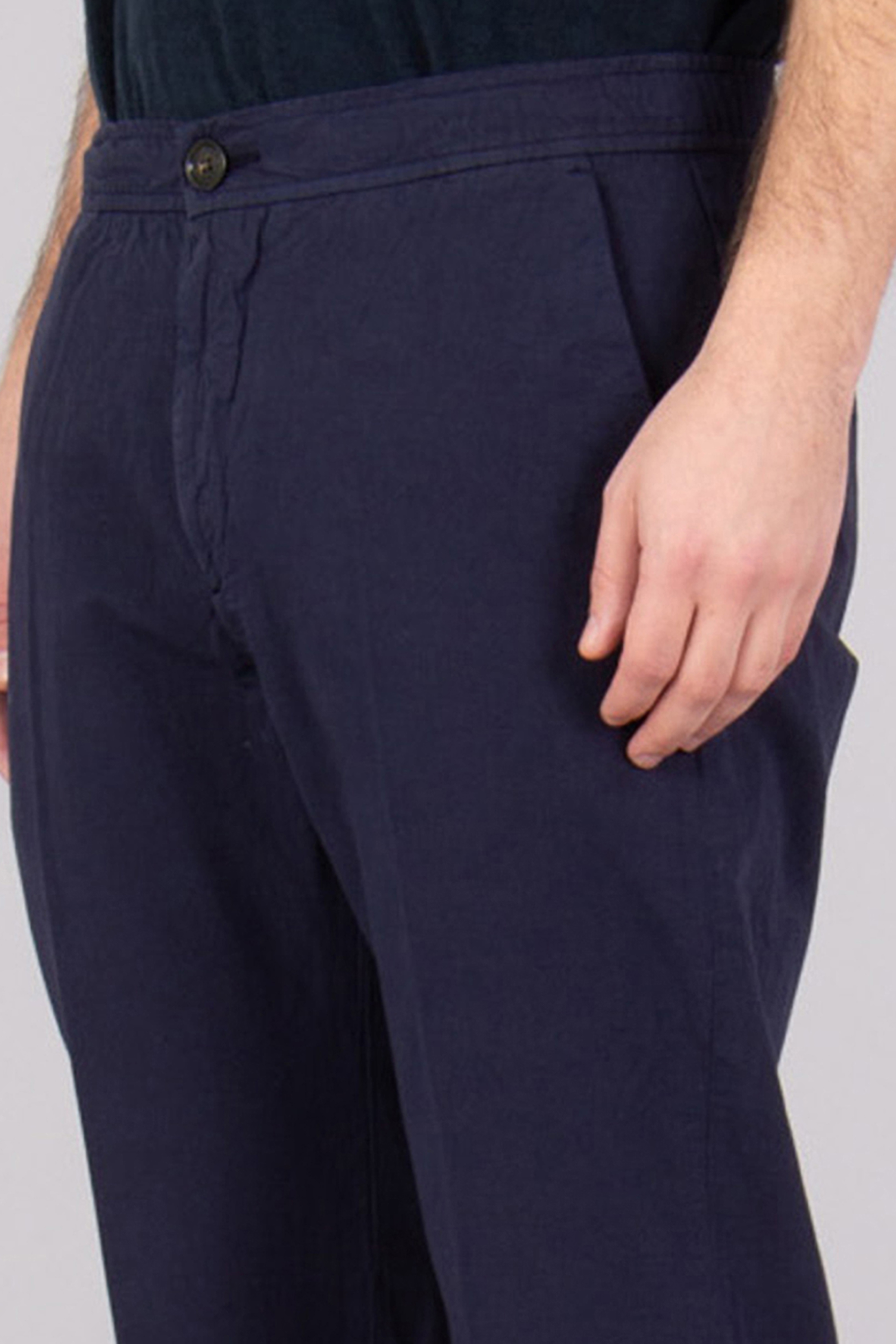 WOOLRICH Tapered Fit Cotton-Linen Blend Pants WOOLRICH Tapered Fit Cotton-Linen Blend Pants