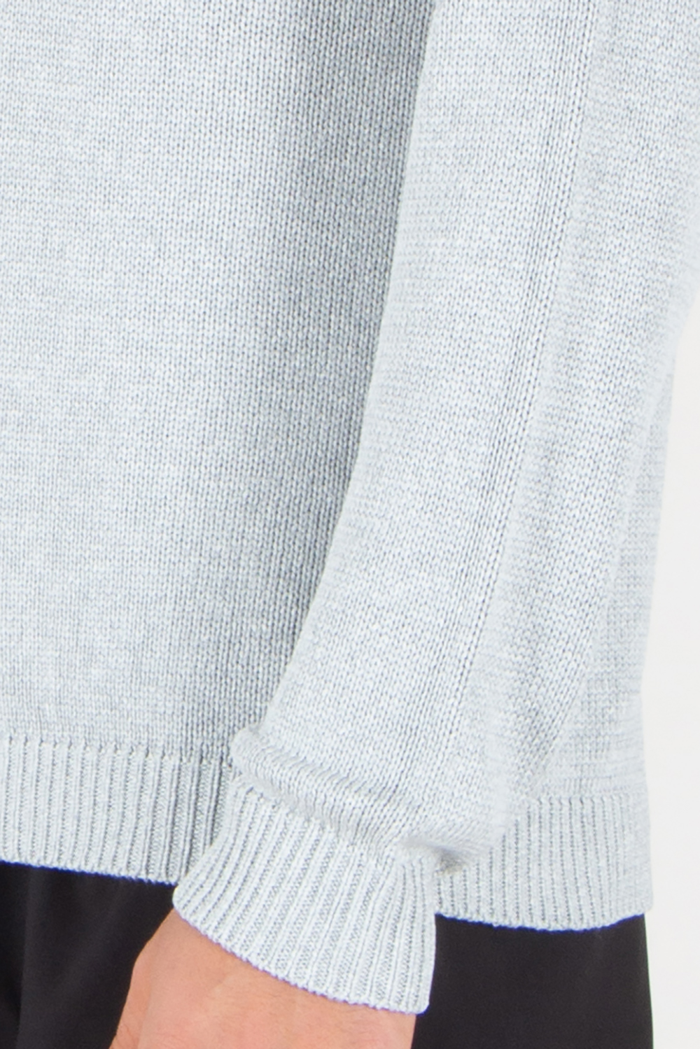 ROBERTO COLLINA Regular Fit Silk Fisherman Knit Sweater