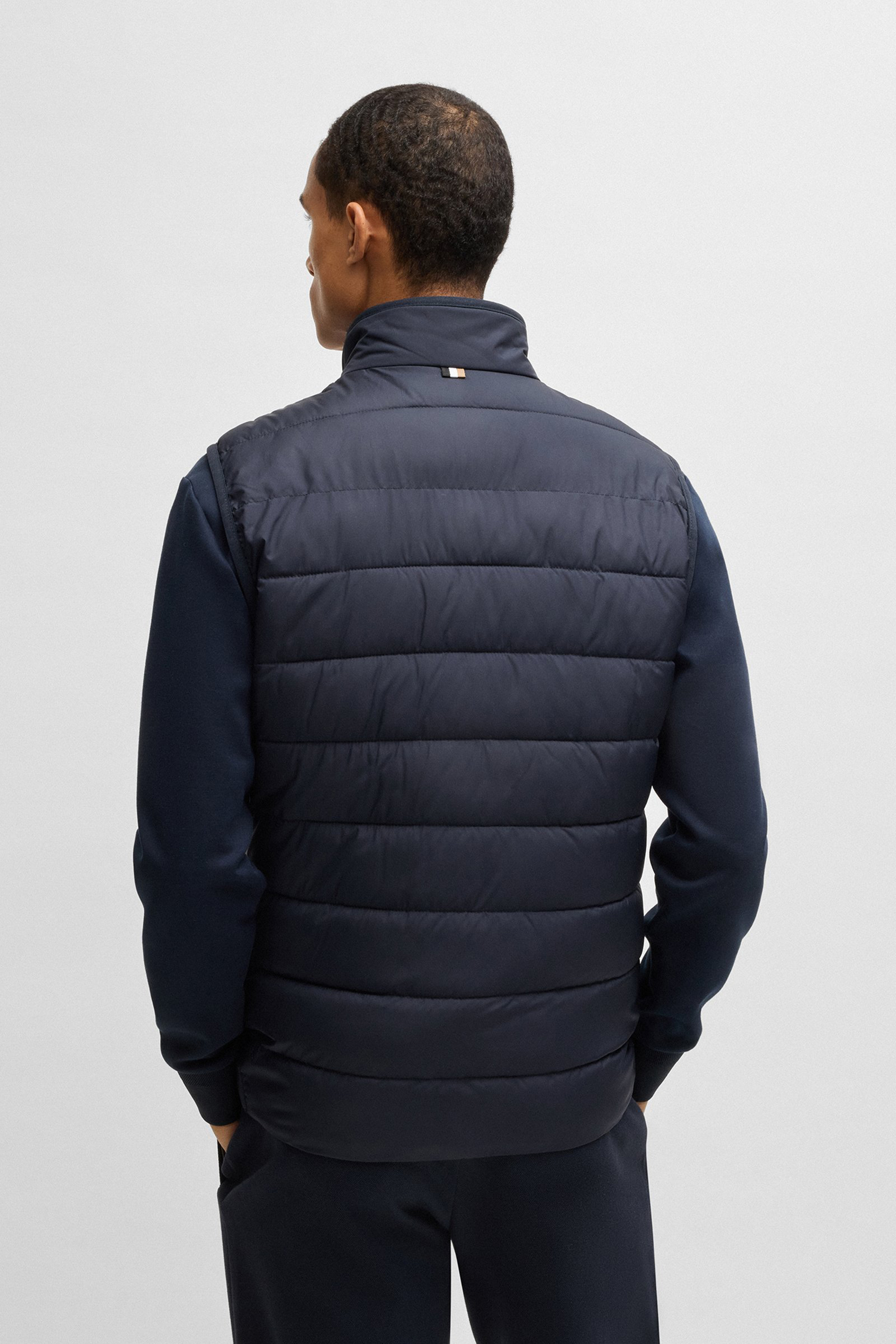 BOSS Regular Fit Recycled Polyester Gilet H-Cenito