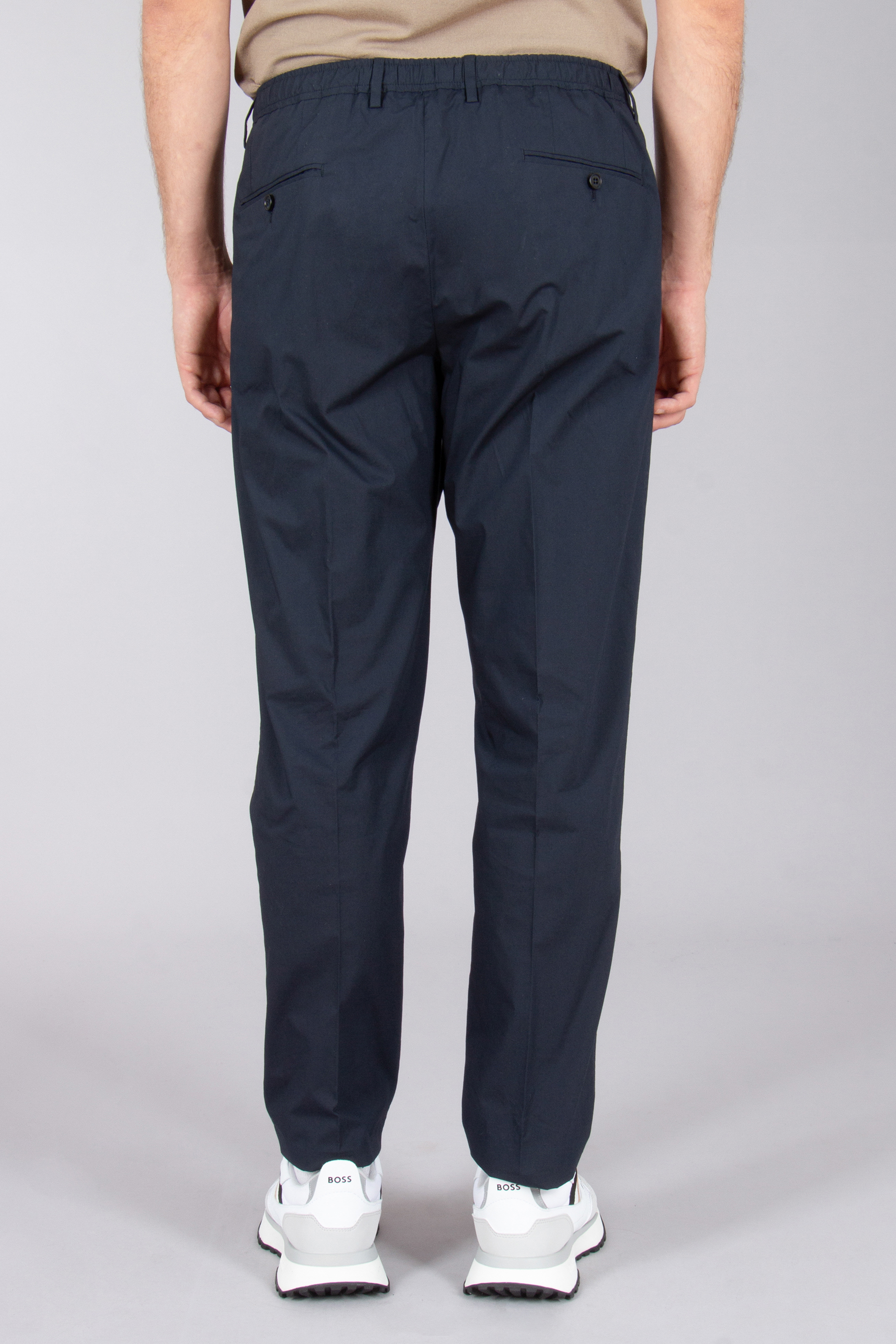 DOLCE & GABBANA Regular Fit Cotton Pleated Pants Bekleidung, Hosen, Jeans