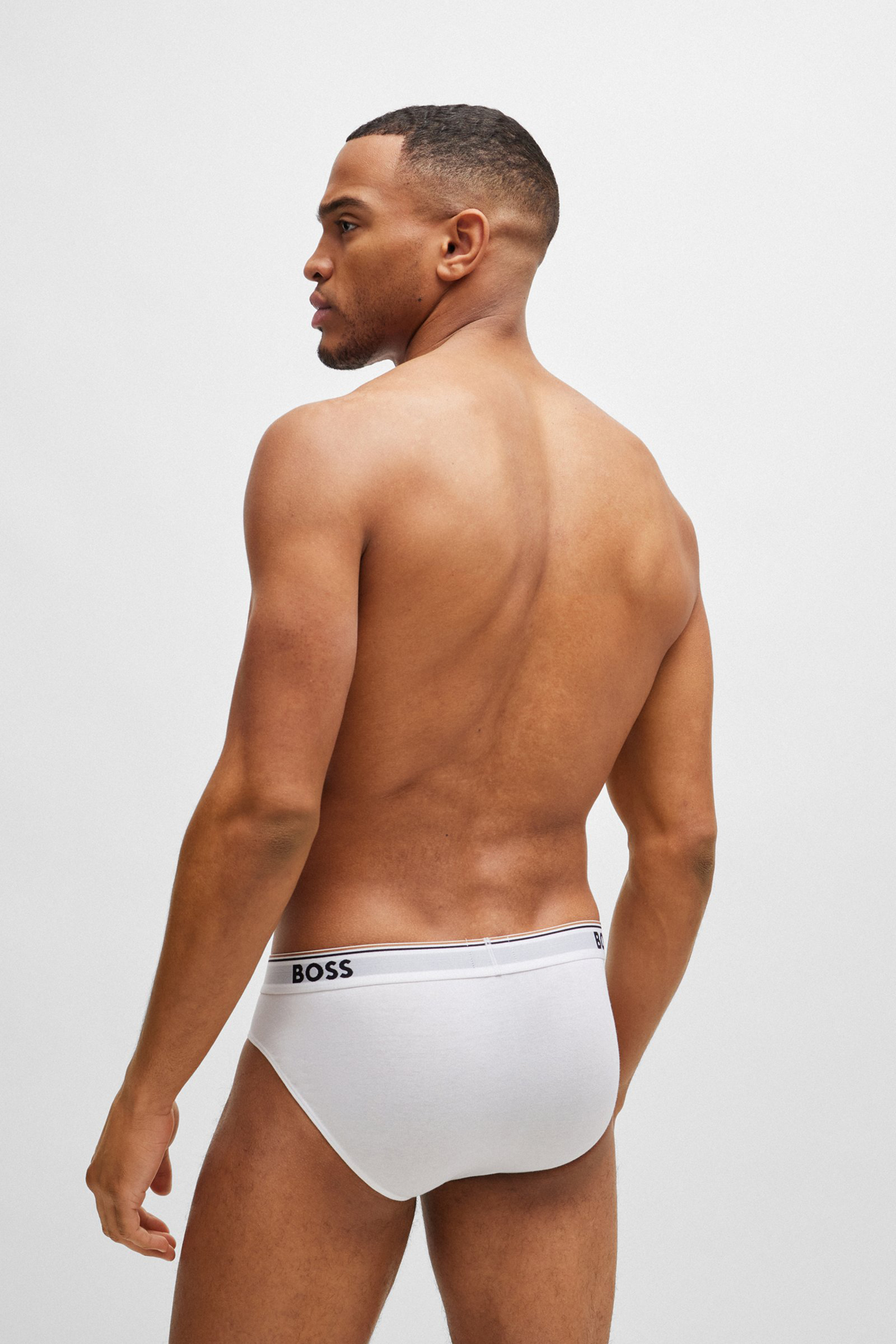 BOSS 3-Pack Cotton Stretch Briefs Power BOSS 3-Pack Cotton Stretch Briefs Power