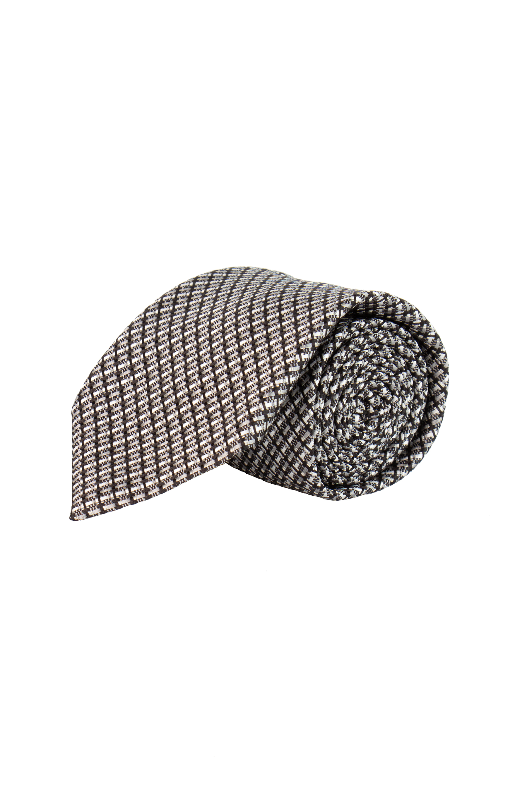 TOM FORD Checked Jacquard Silk Tie