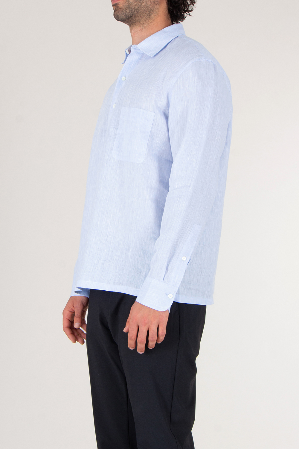 VAN LAACK Relaxed Fit Linen Tunic Shirt Romin