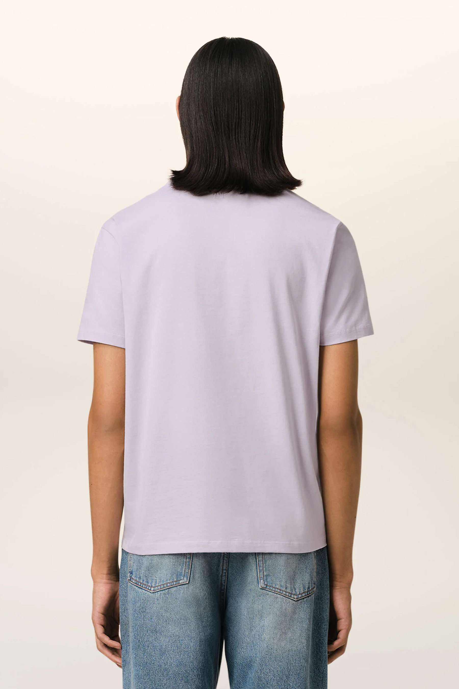 AMI PARIS Classic Fit Ami De Coeur Organic Cotton Jersey T-Shirt AMI PARIS Classic Fit Ami De Coeur Organic Cotton Jersey T-Shirt