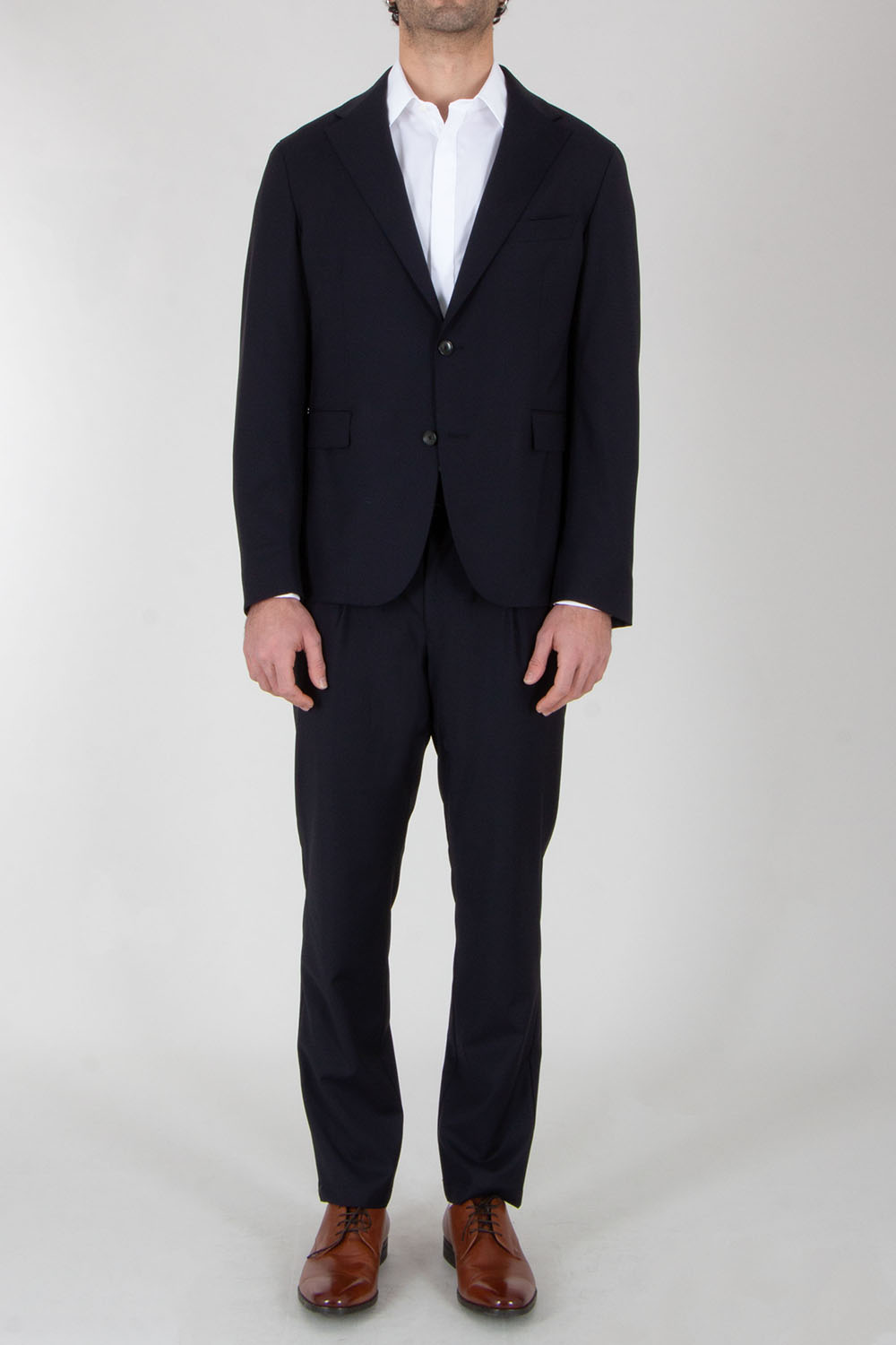 DRESSLER Regular Fit D-Tech Virgin Wool Stretch Pants Joe