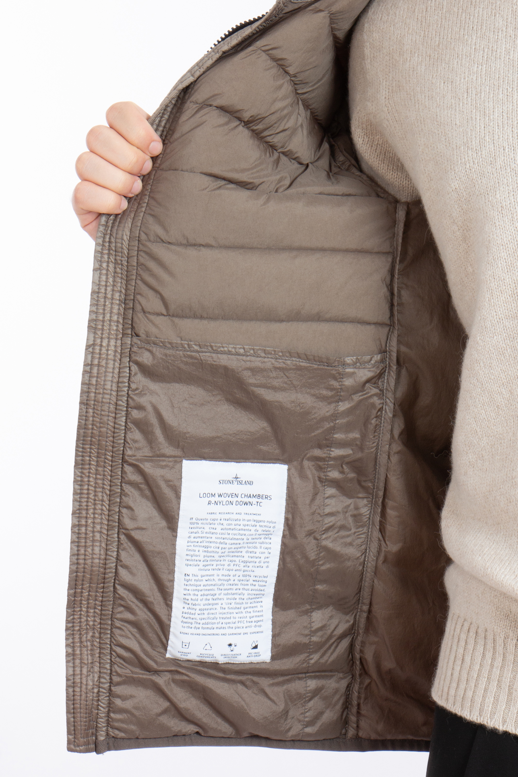 STONE ISLAND Recycled Nylon Down-TC Jacket STONE ISLAND Recycled Nylon Down-TC Jacket