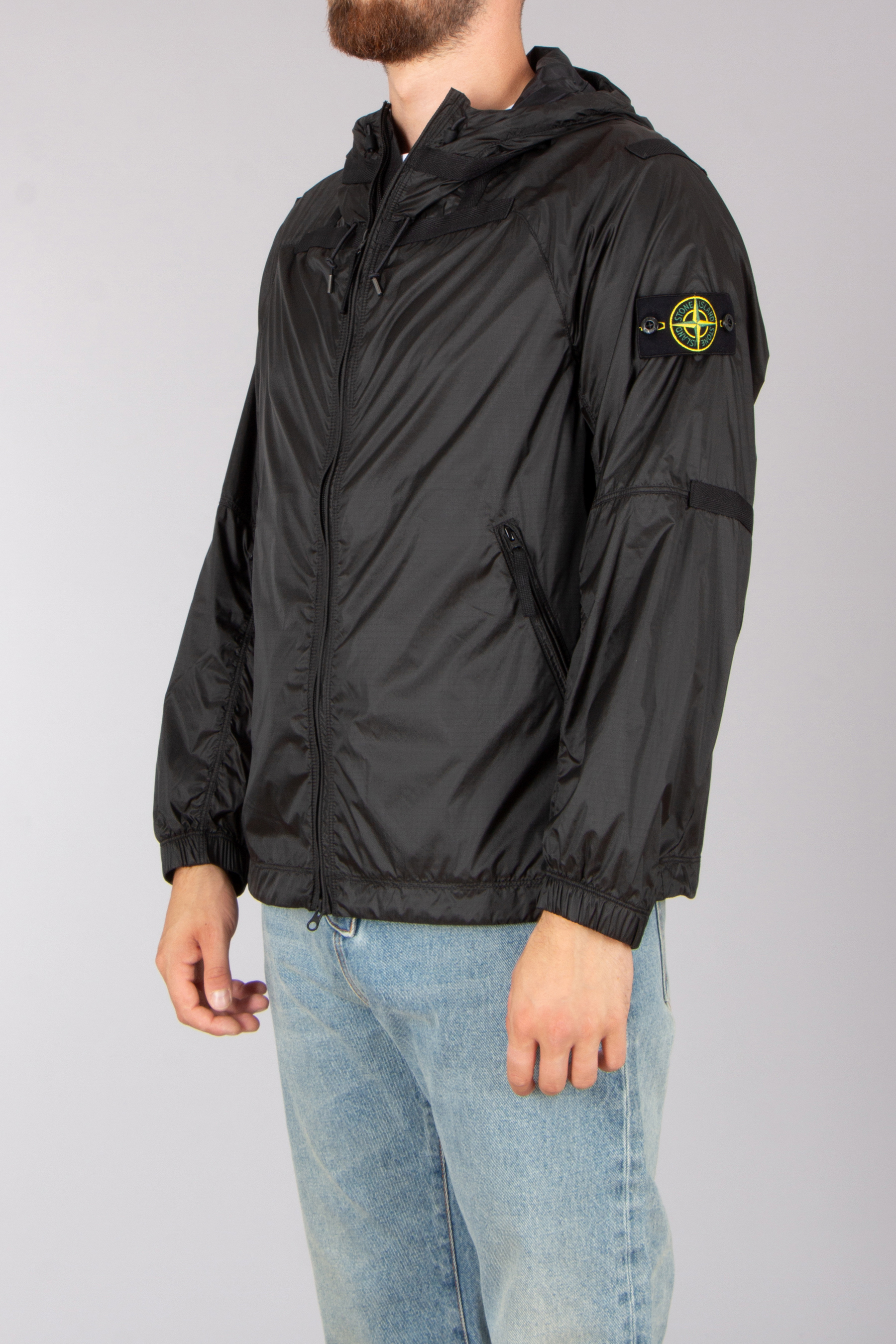 STONE ISLAND Regular Fit Ripstop Light HT Nylon Jacket Bekleidung, Mantel, Jacke, Jeans, Hosen