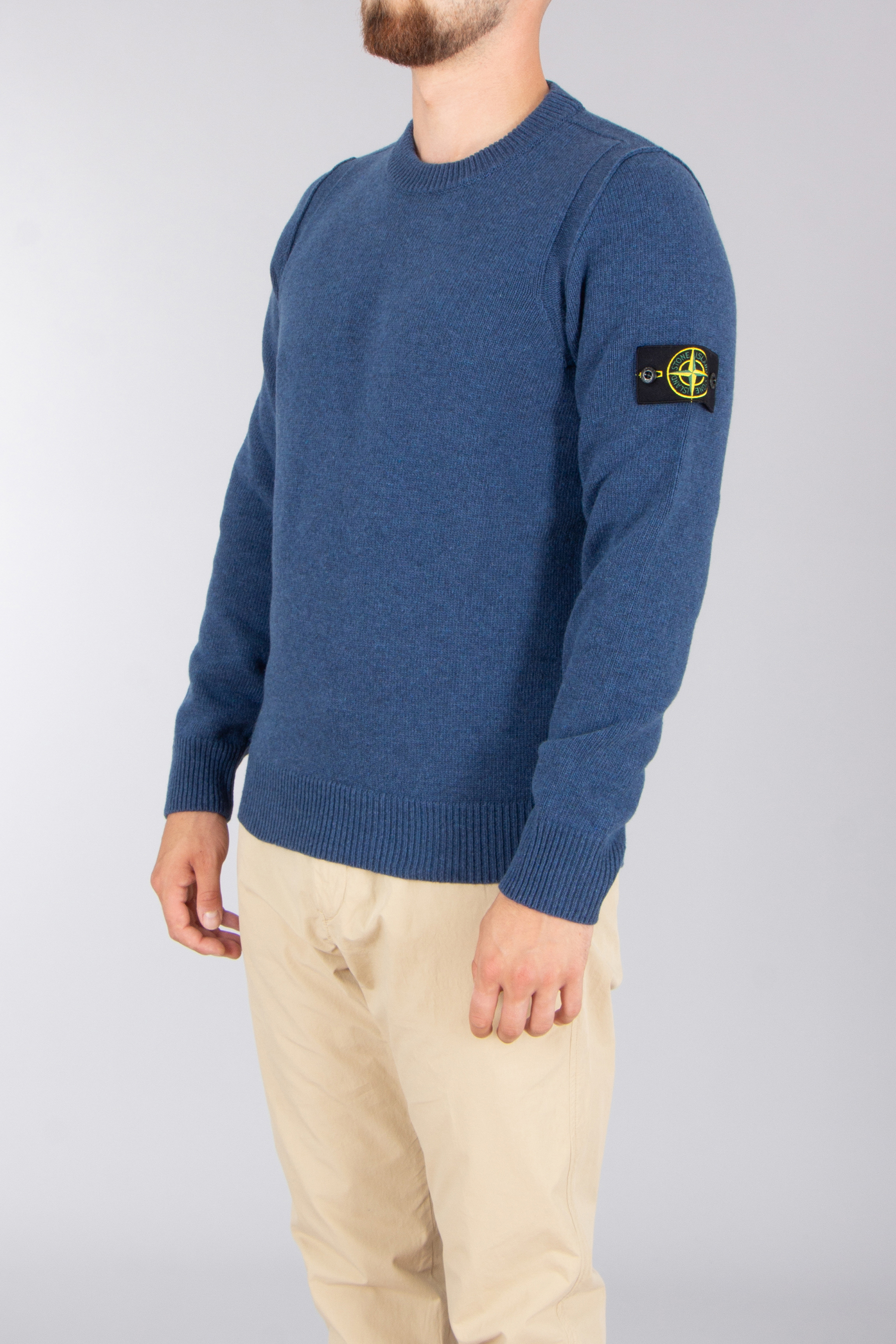 SOTNE ISLAND Regular Fit Lambswool-Nylon Blend Sweater Bekleidung, Strickwaren, Pullover, Langarm, Sweatshirt