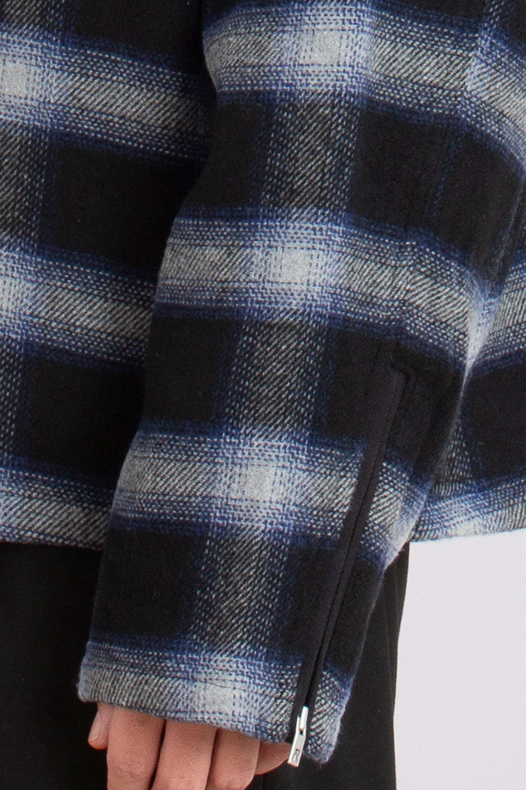 REPRESENT Hooded Checked Flannel Overshirt REPRESENT Hooded Checked Flannel Overshirt