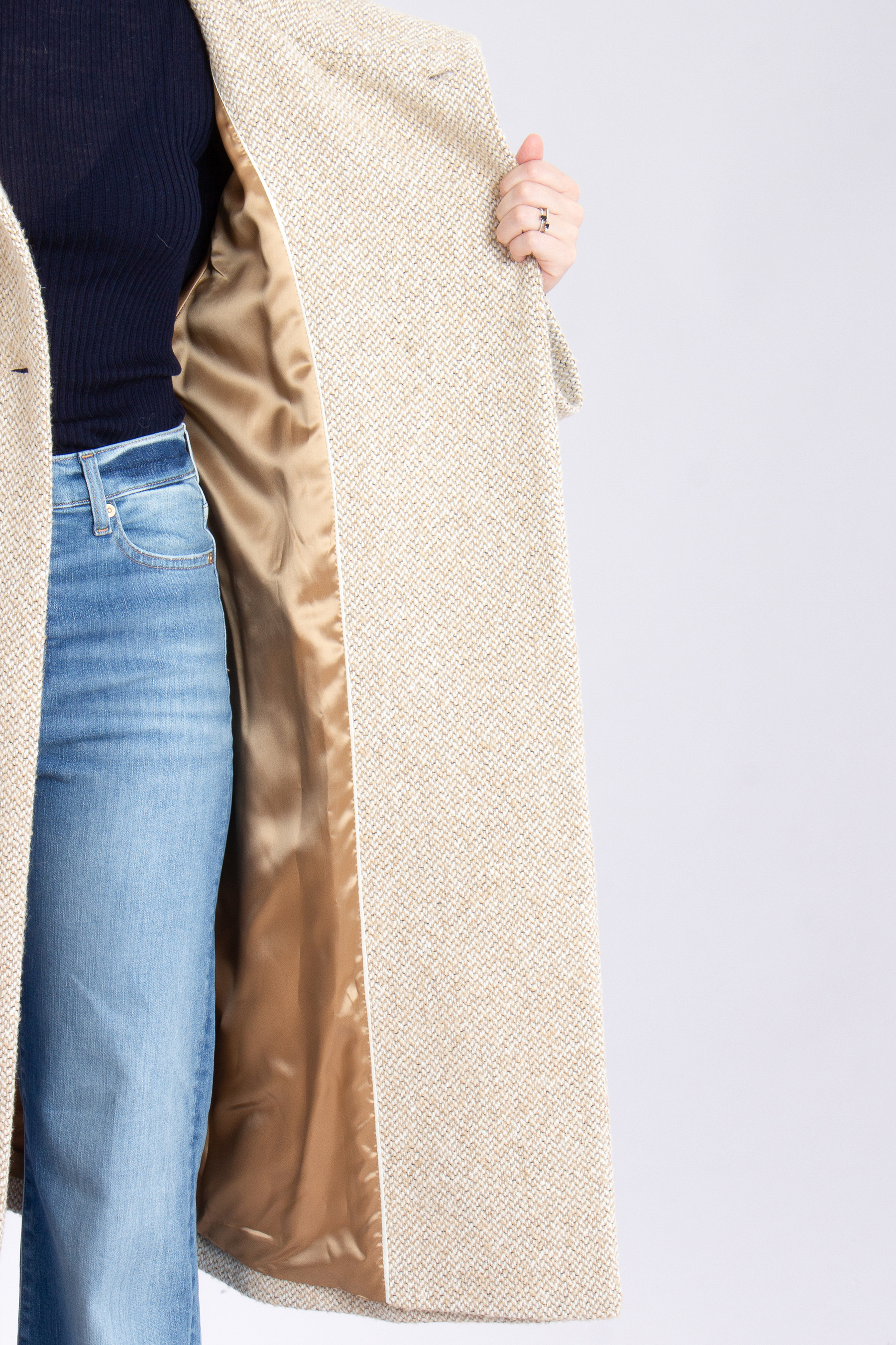 BOSS Melange Wool Blend Coat Coppedea BOSS Melange Wool Blend Coat Coppedea